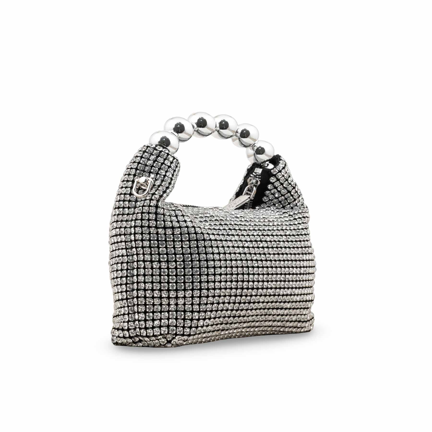 Silver Bridal Clutch P24100 - Image 3