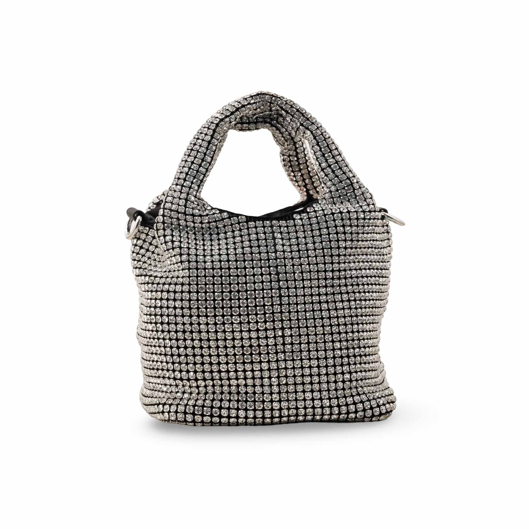 Silver Bridal Clutch P24102 - Image 2