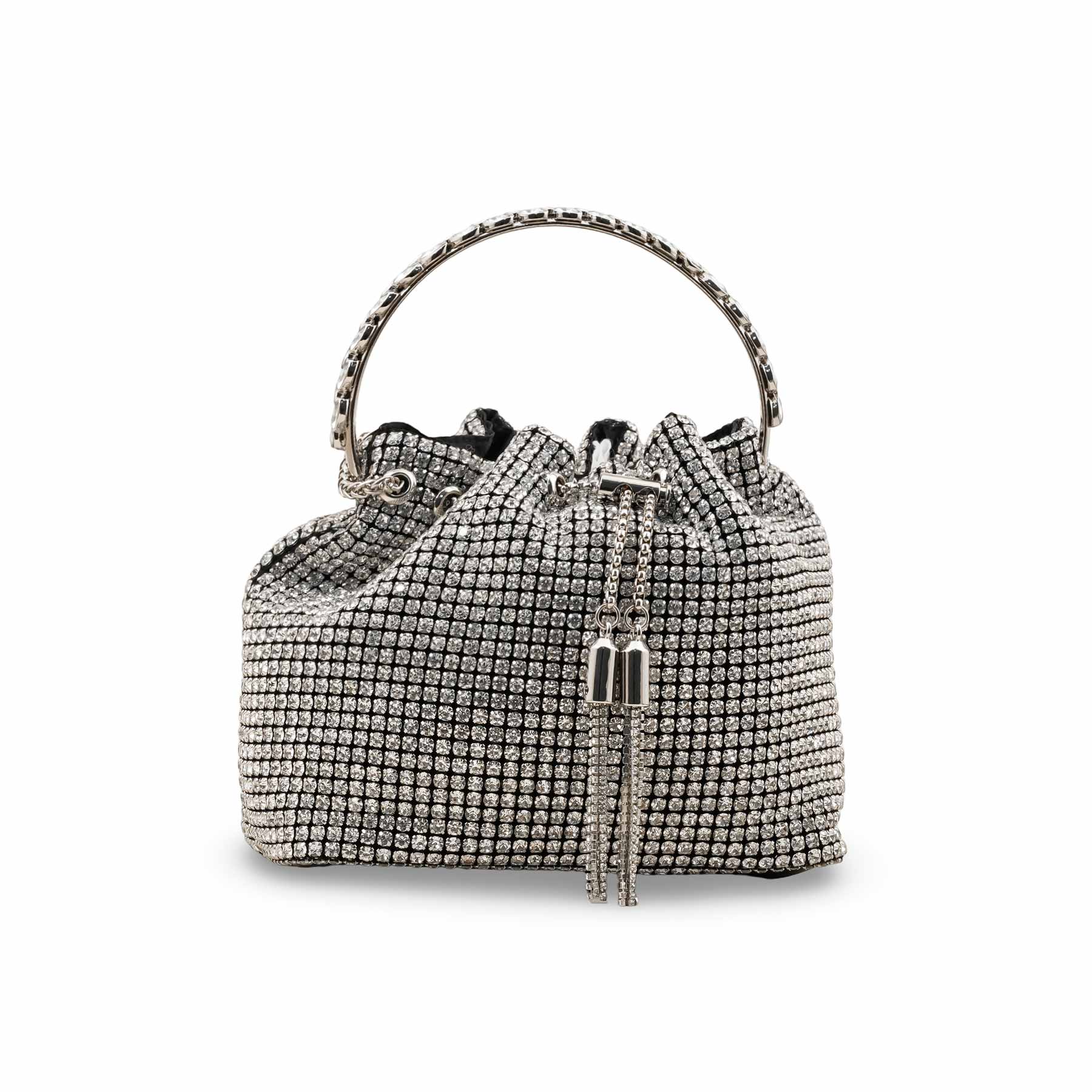Silver Bridal Clutch P24104 - Image 2