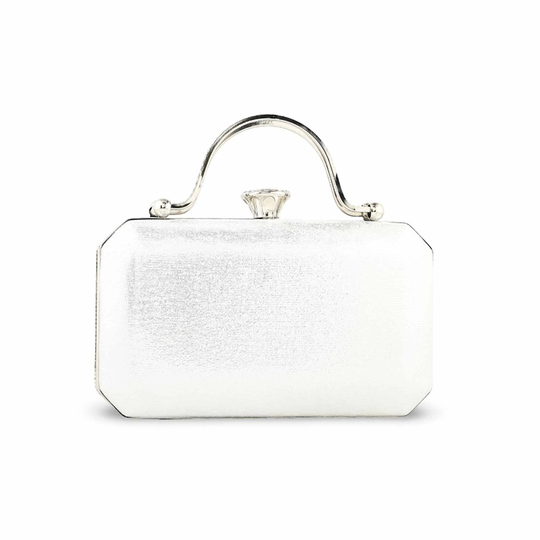 Silver Bridal Clutch p24258 - Image 3