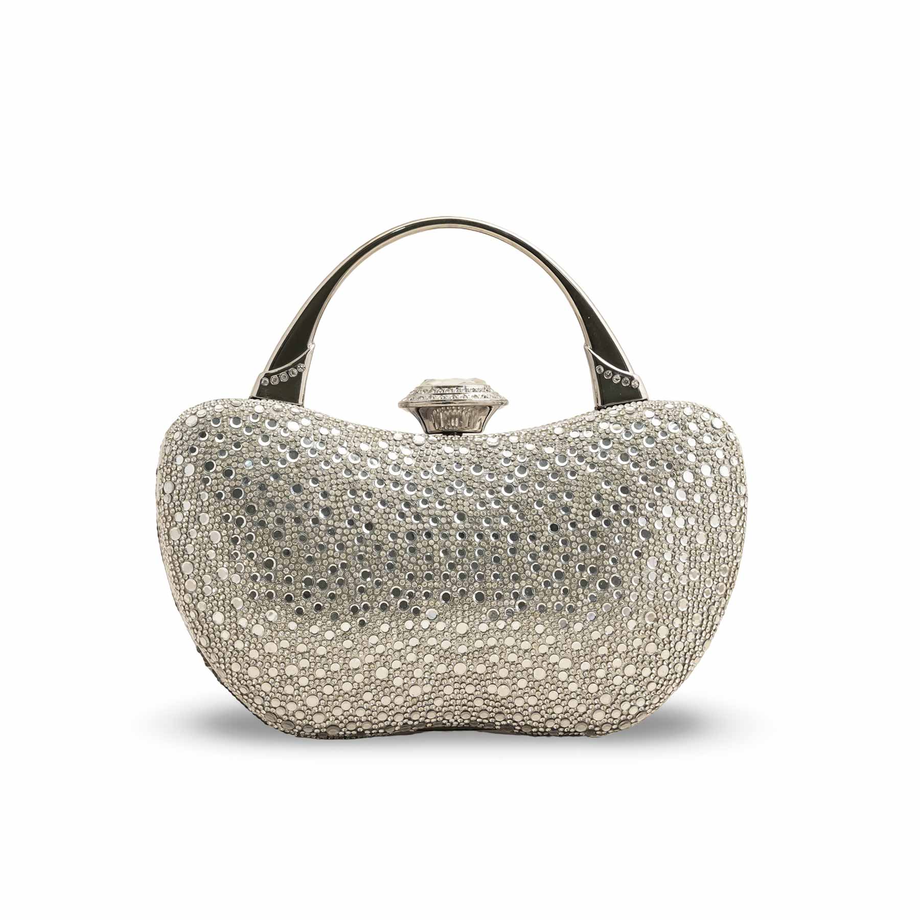 Silver Bridal Clutch P24339 - Image 2