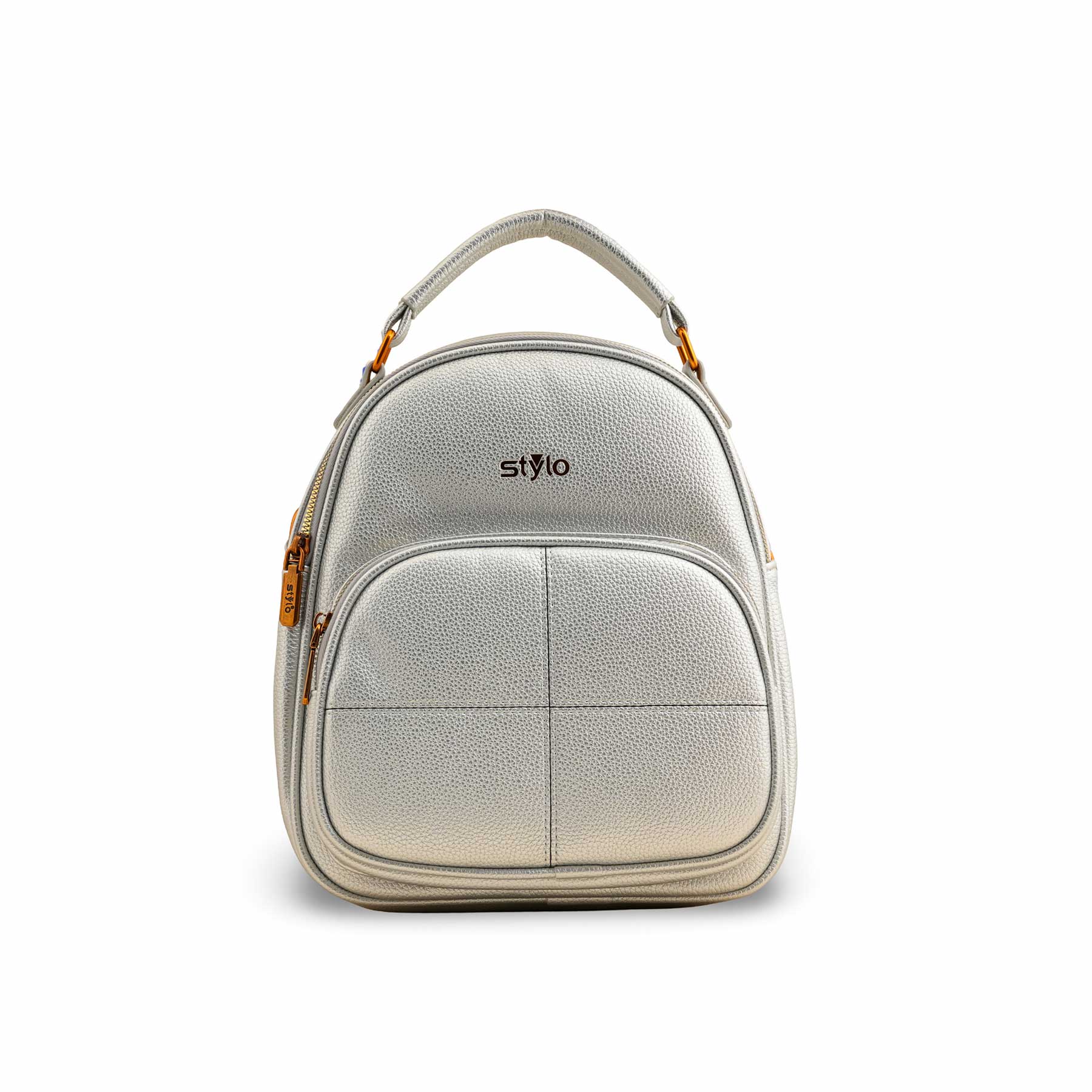 Silver Casual Backpack P36389 - Image 2