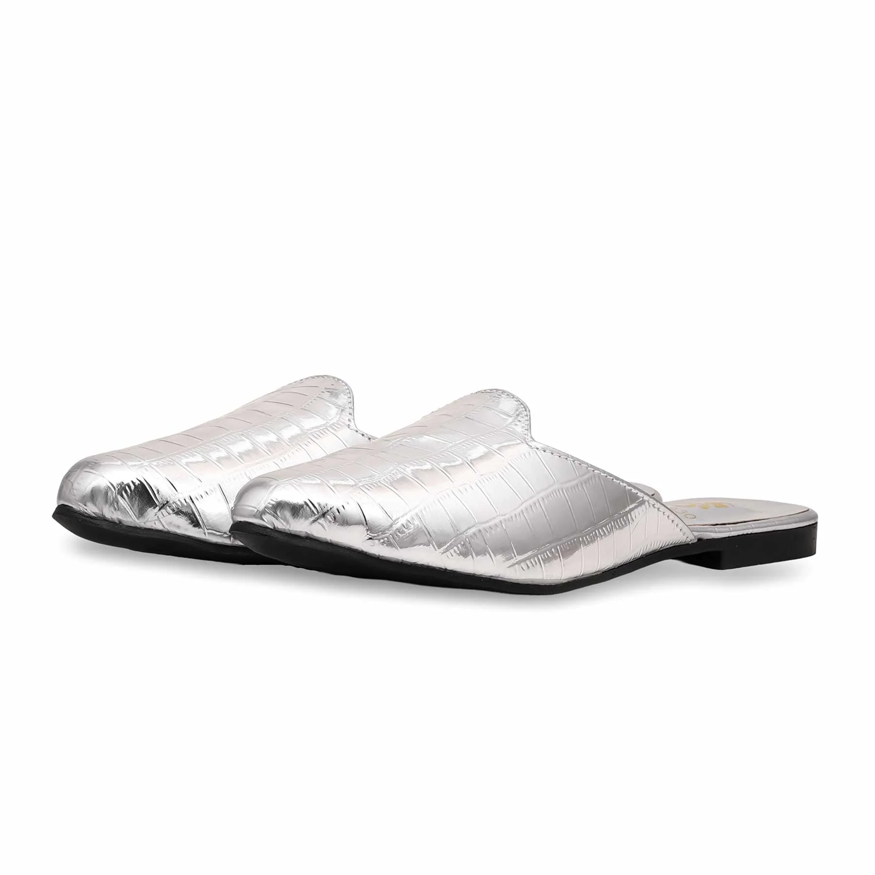 Silver Casual Mule CL1830 - Image 2