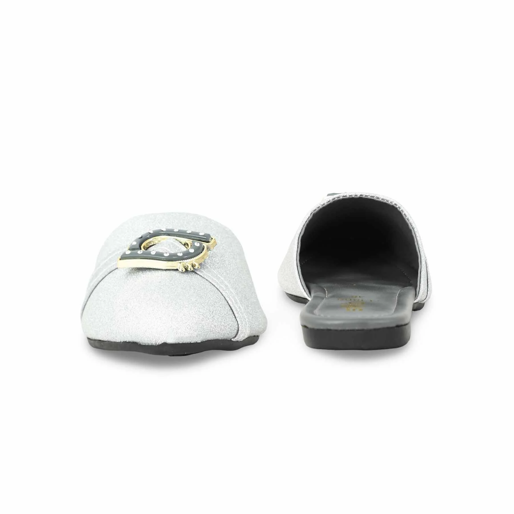 Silver Casual Mule CL1868 - Image 4