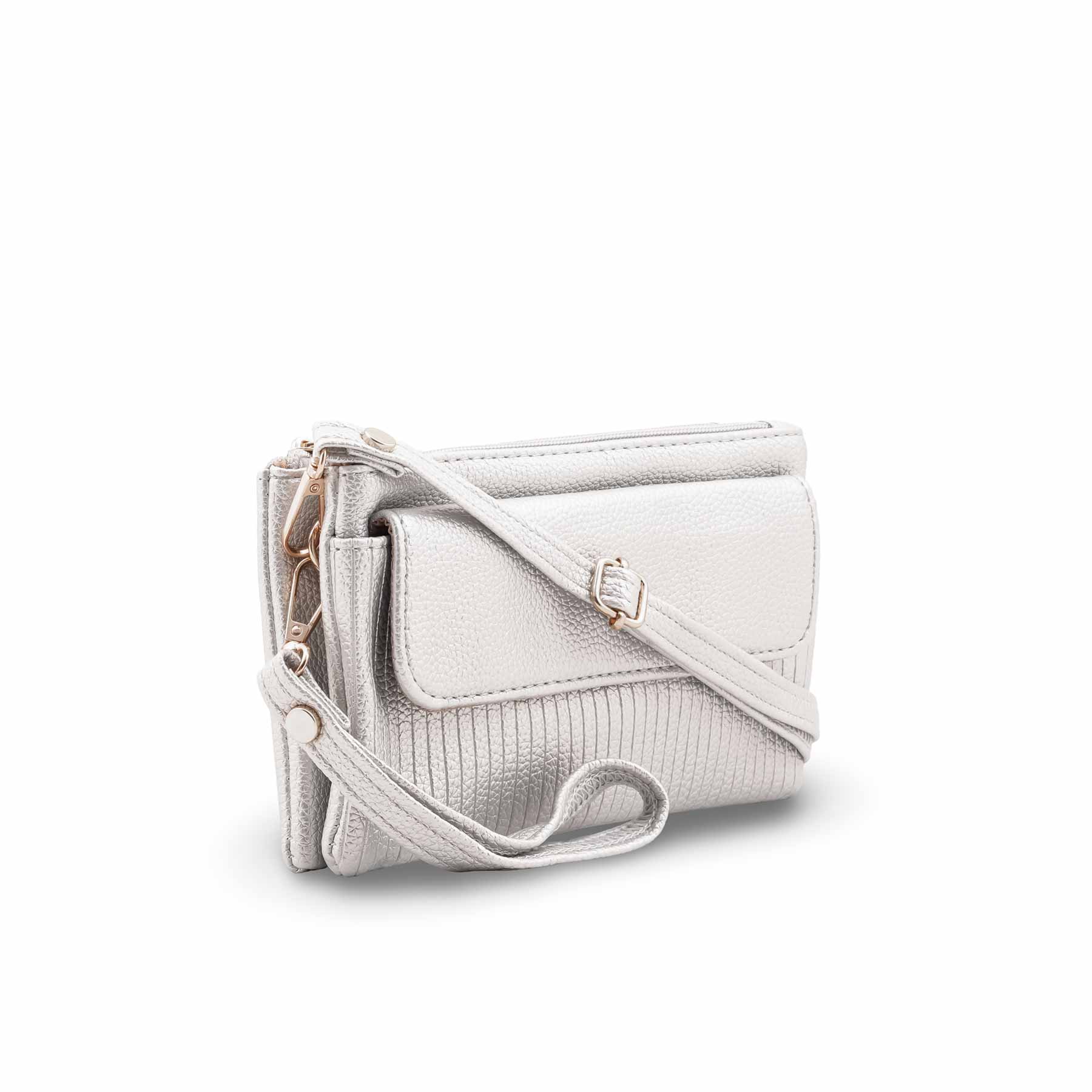 Silver Casual Pouch P97691 - Image 3