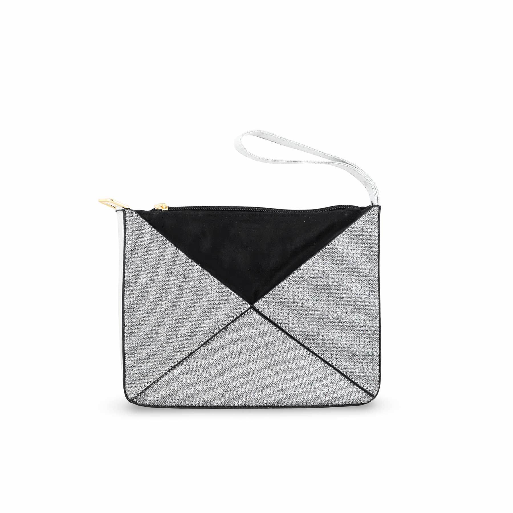 Silver Casual Shoulder Bag For Women P55687 - Image 2