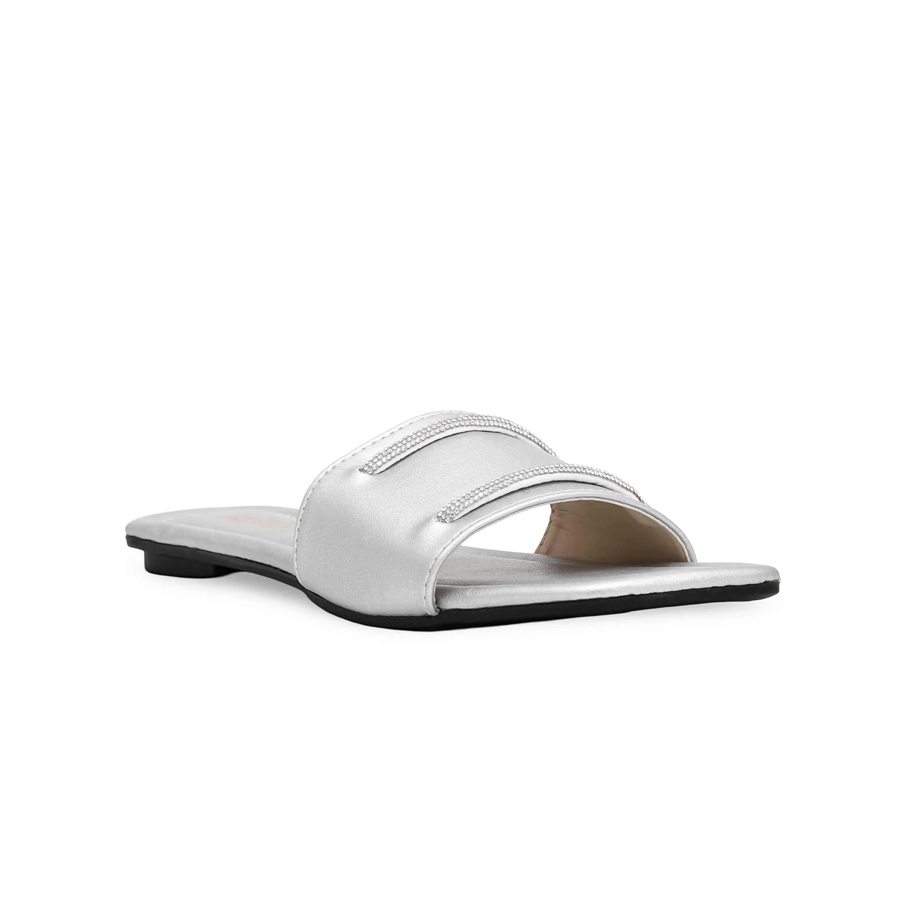 Silver Casual Slipper CL1795 - Image 2