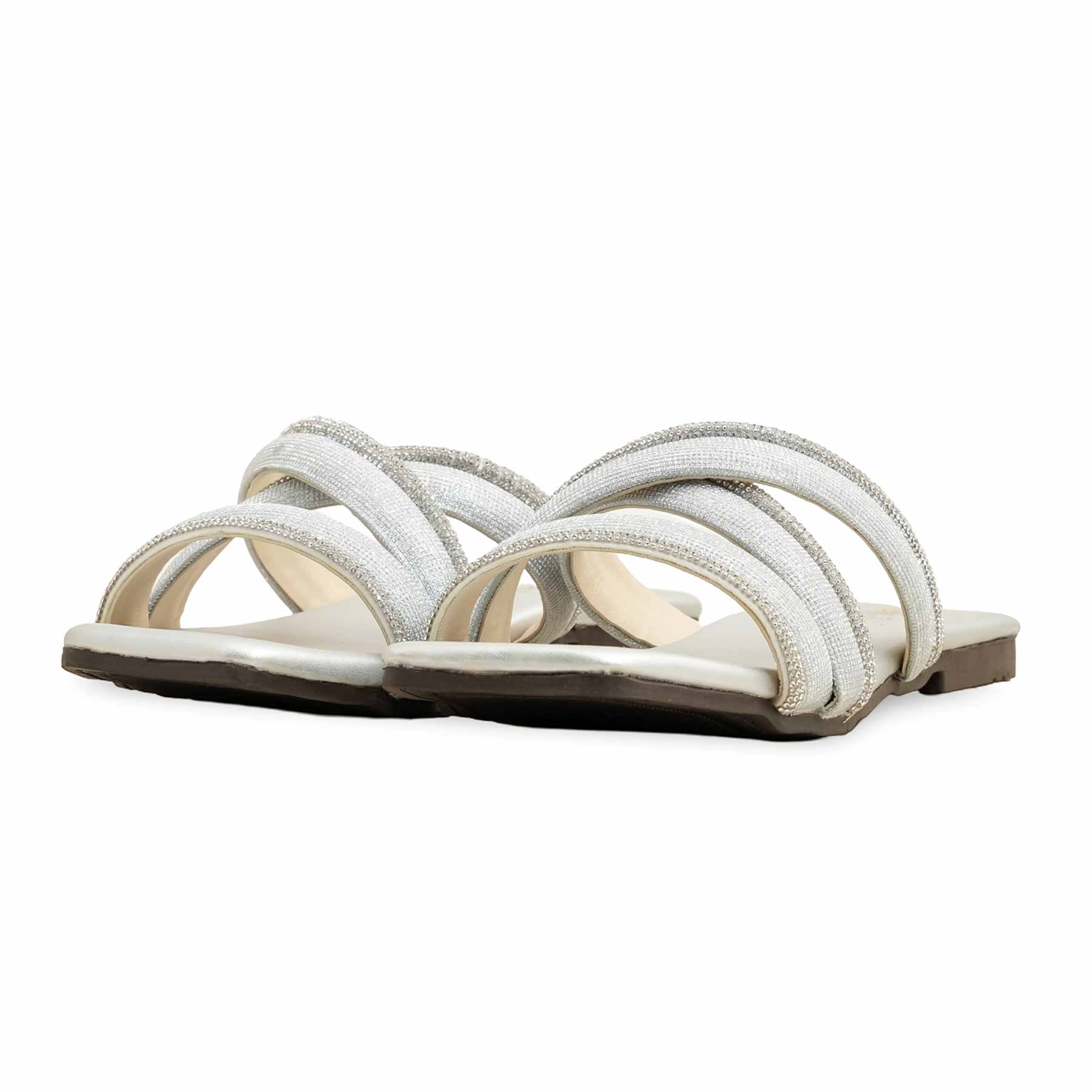 Silver Casual Slipper CL2108 - Image 3