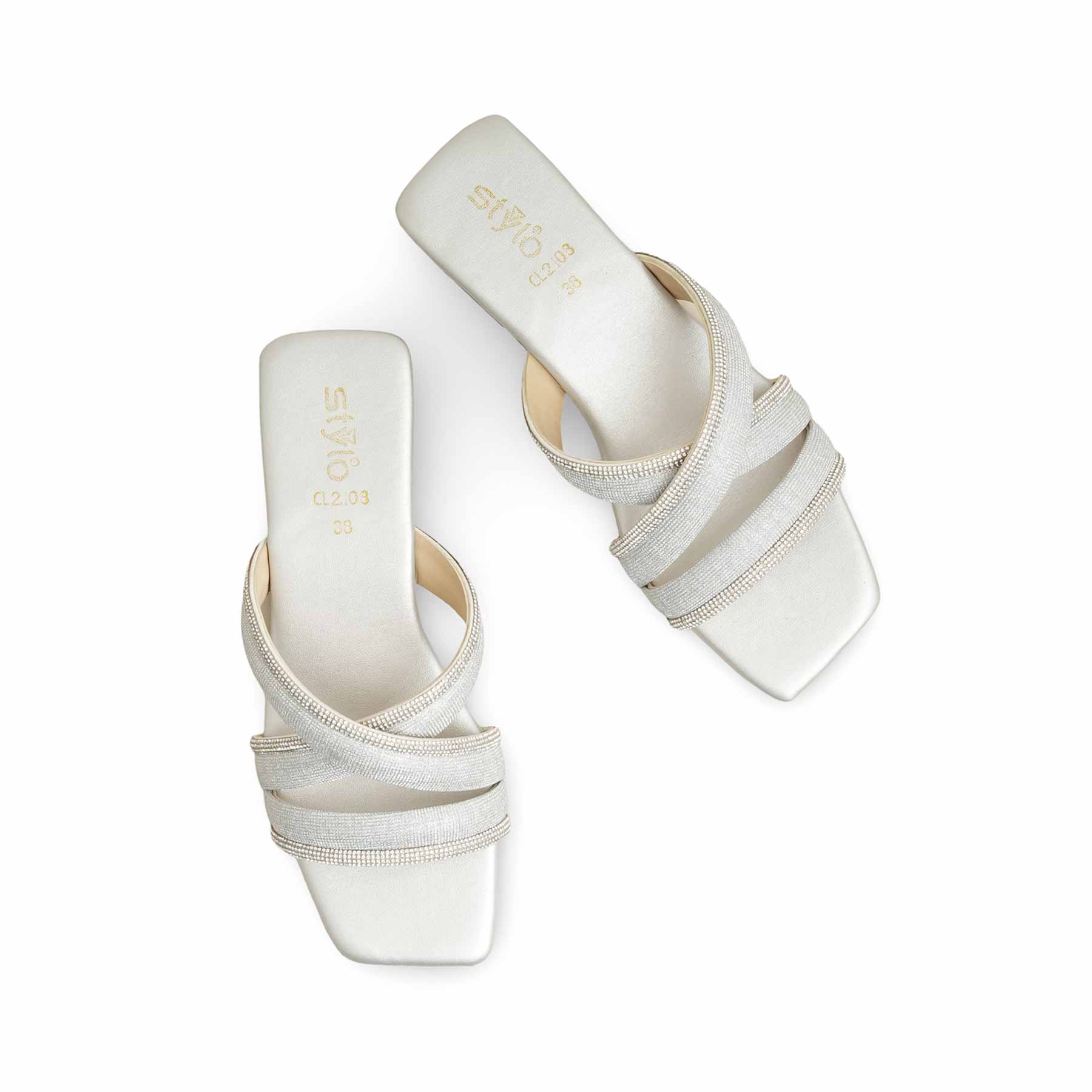 Silver Casual Slipper CL2108 - Image 5