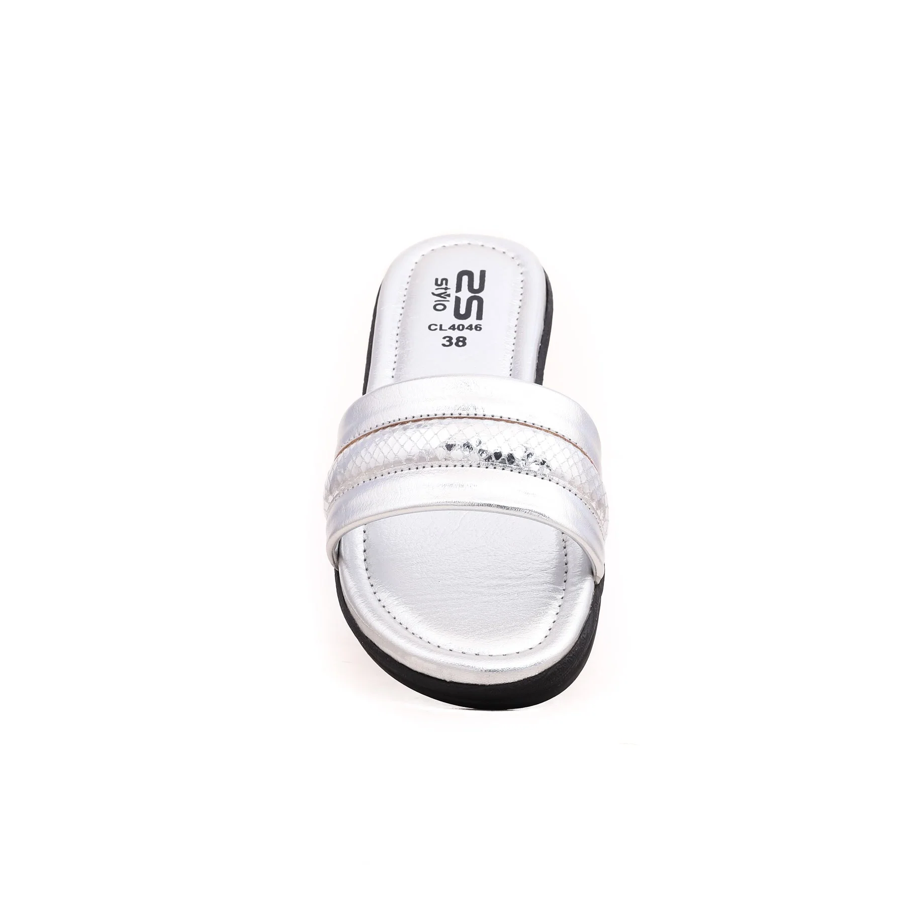 Silver Casual Slipper CL4046 - Image 3