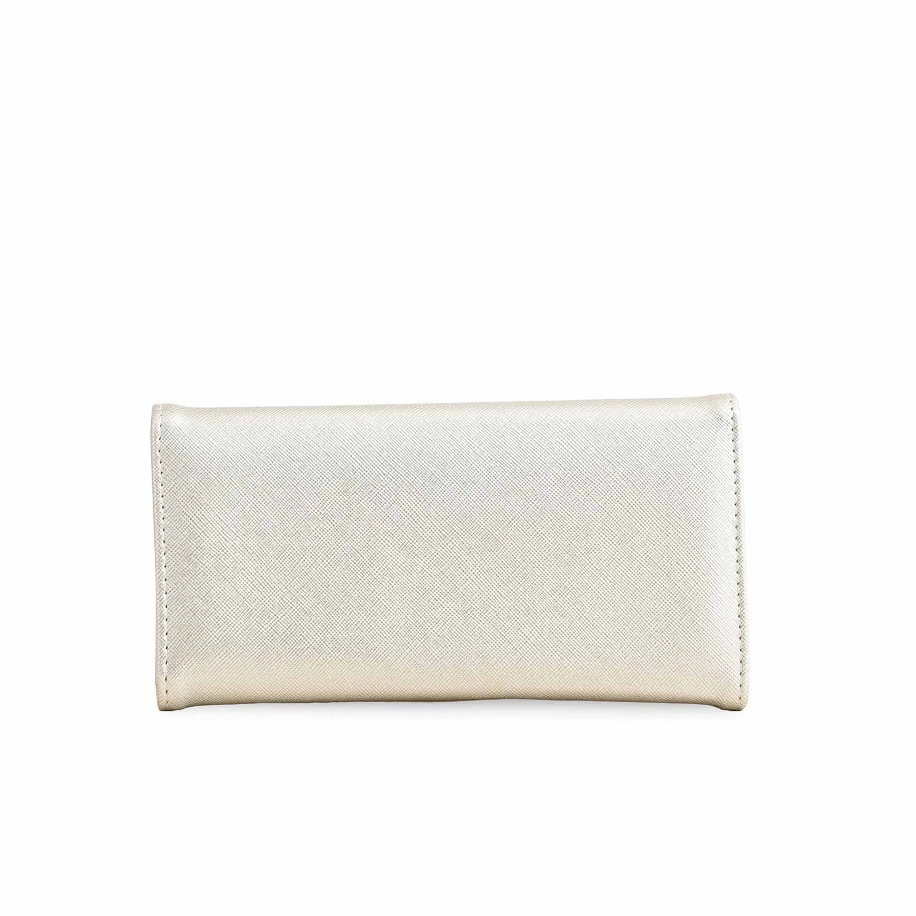 Silver Casual Wallet For Ladies P70967 - Image 4