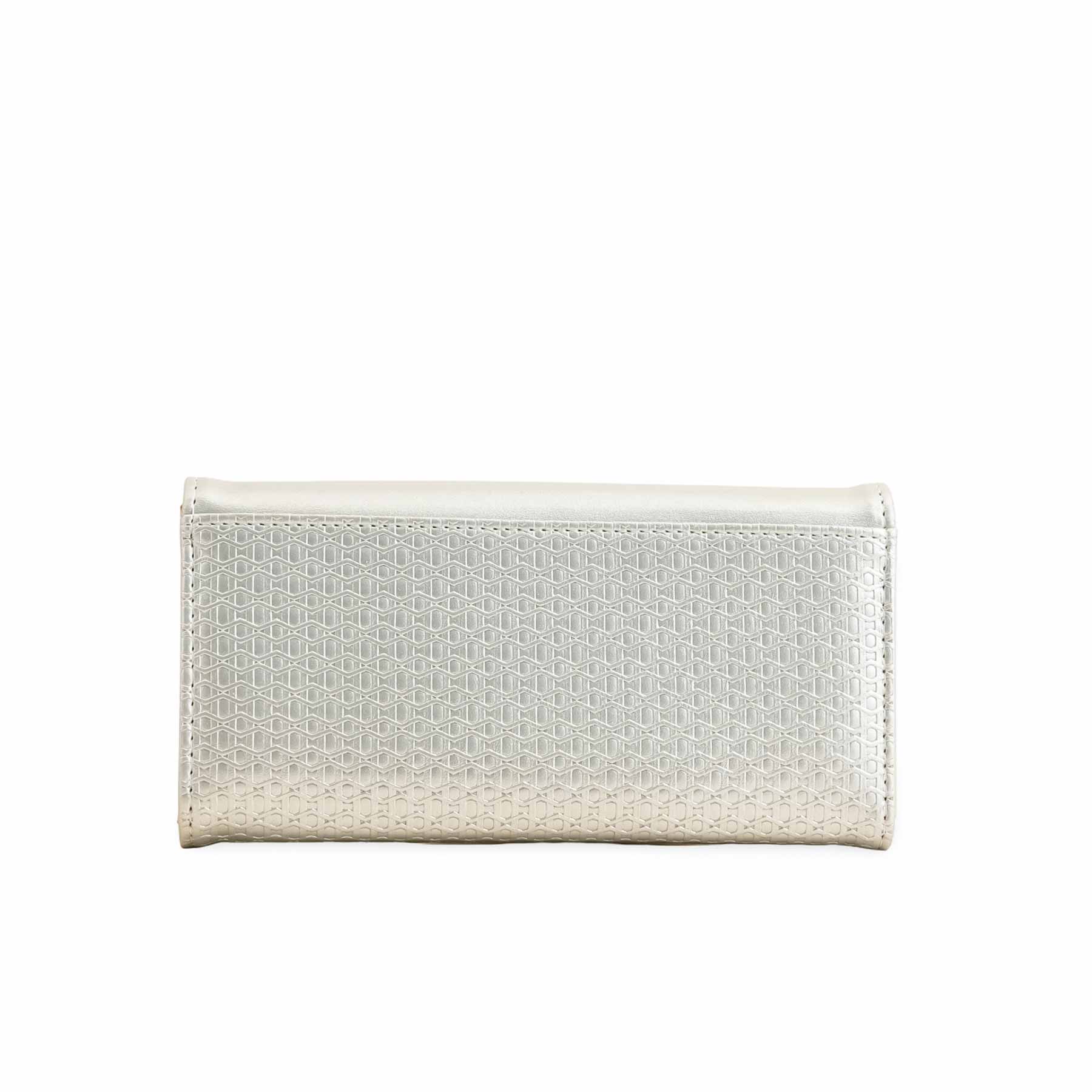 Silver Casual Wallet For Women P70981 - Image 4