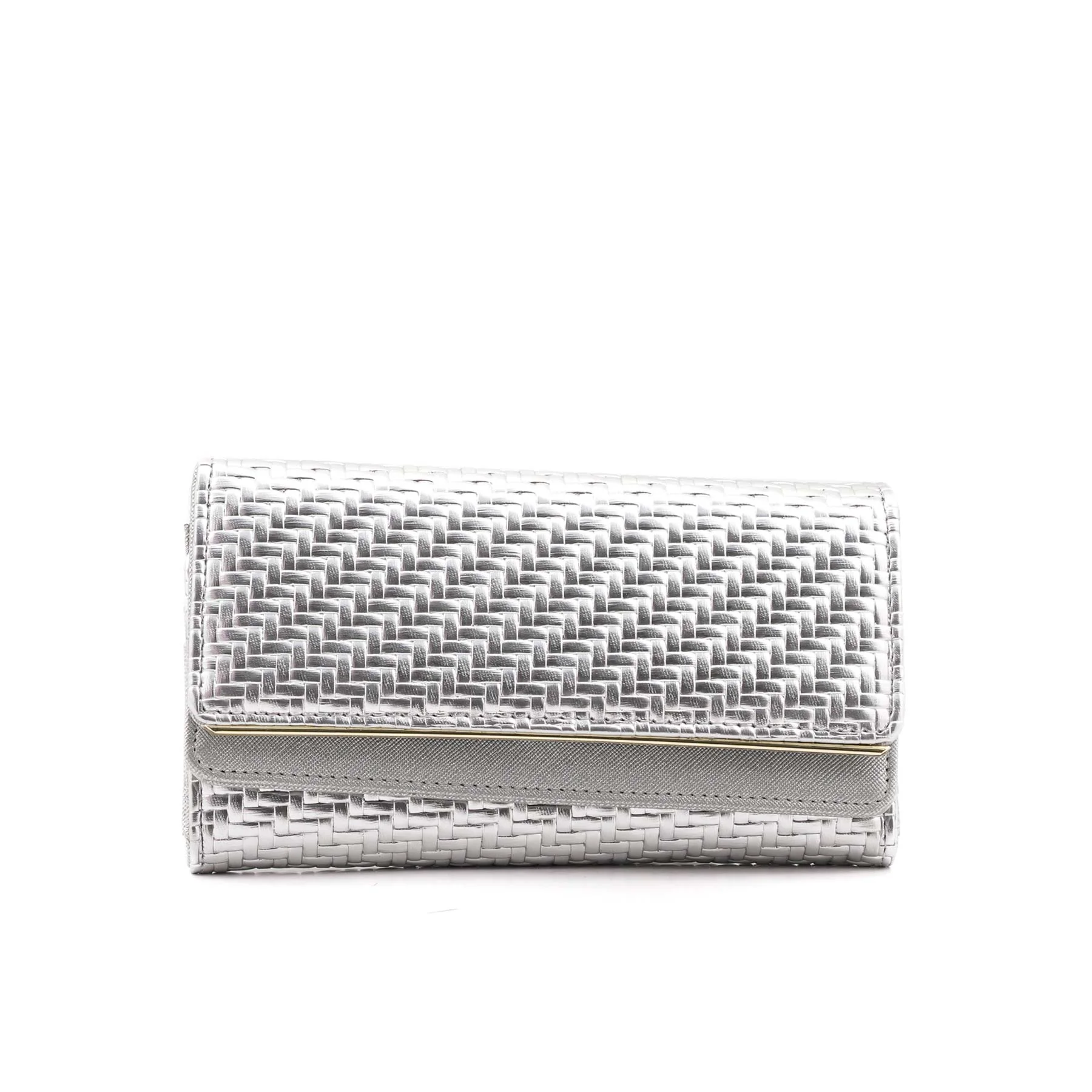 Silver Casual Wallet For Women P71138 - Image 2