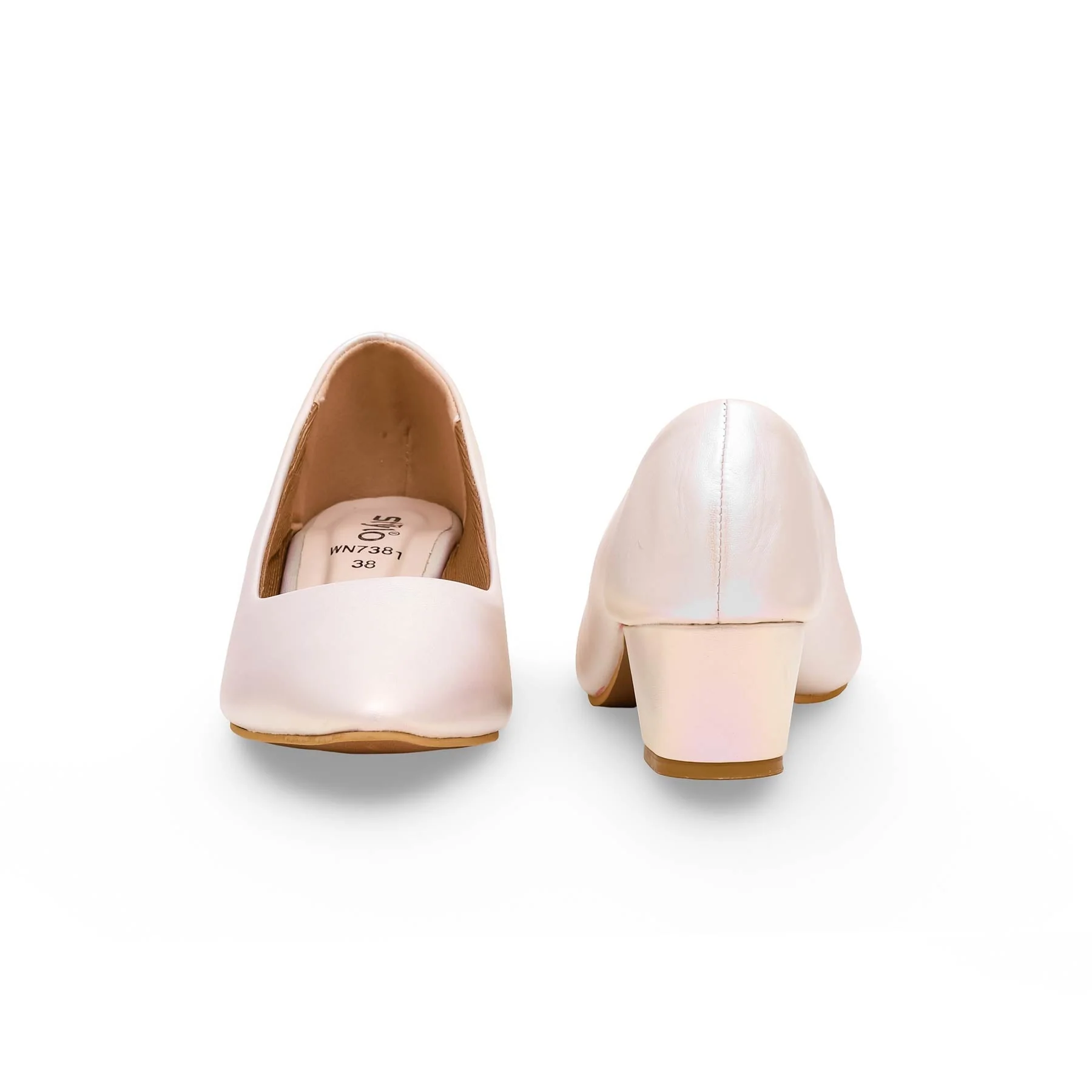 Silver Court Shoes WN7381 - Image 3