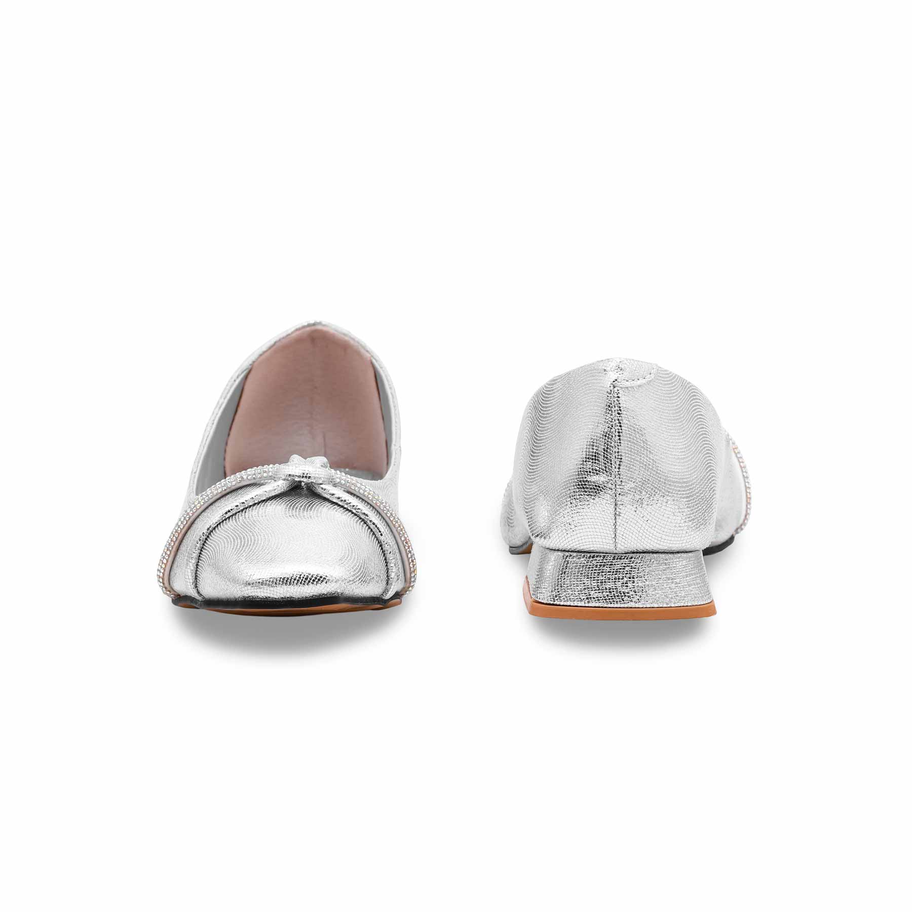 Silver Court Shoes WN7421 - Image 3