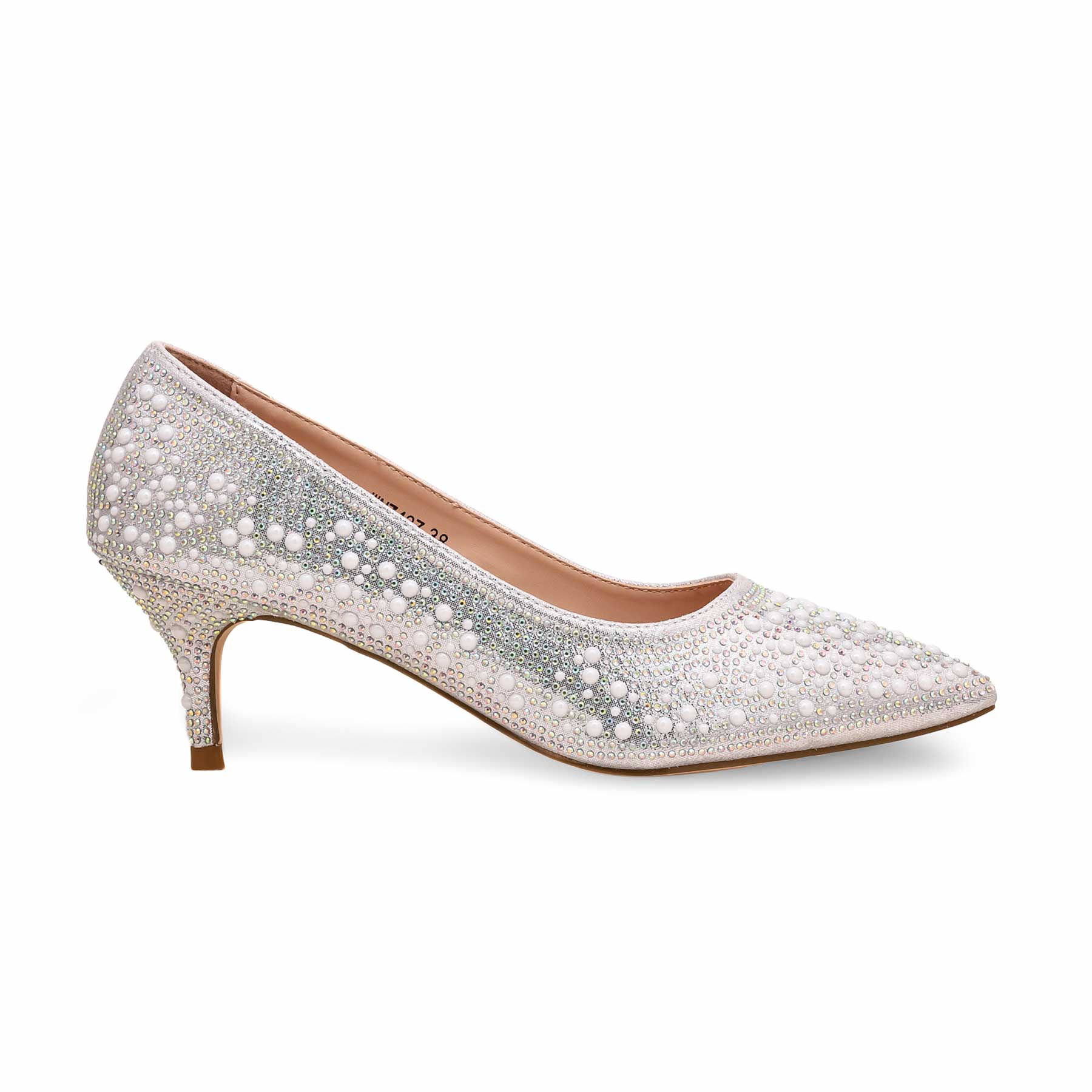 Silver Court Shoes WN7437 - Image 2