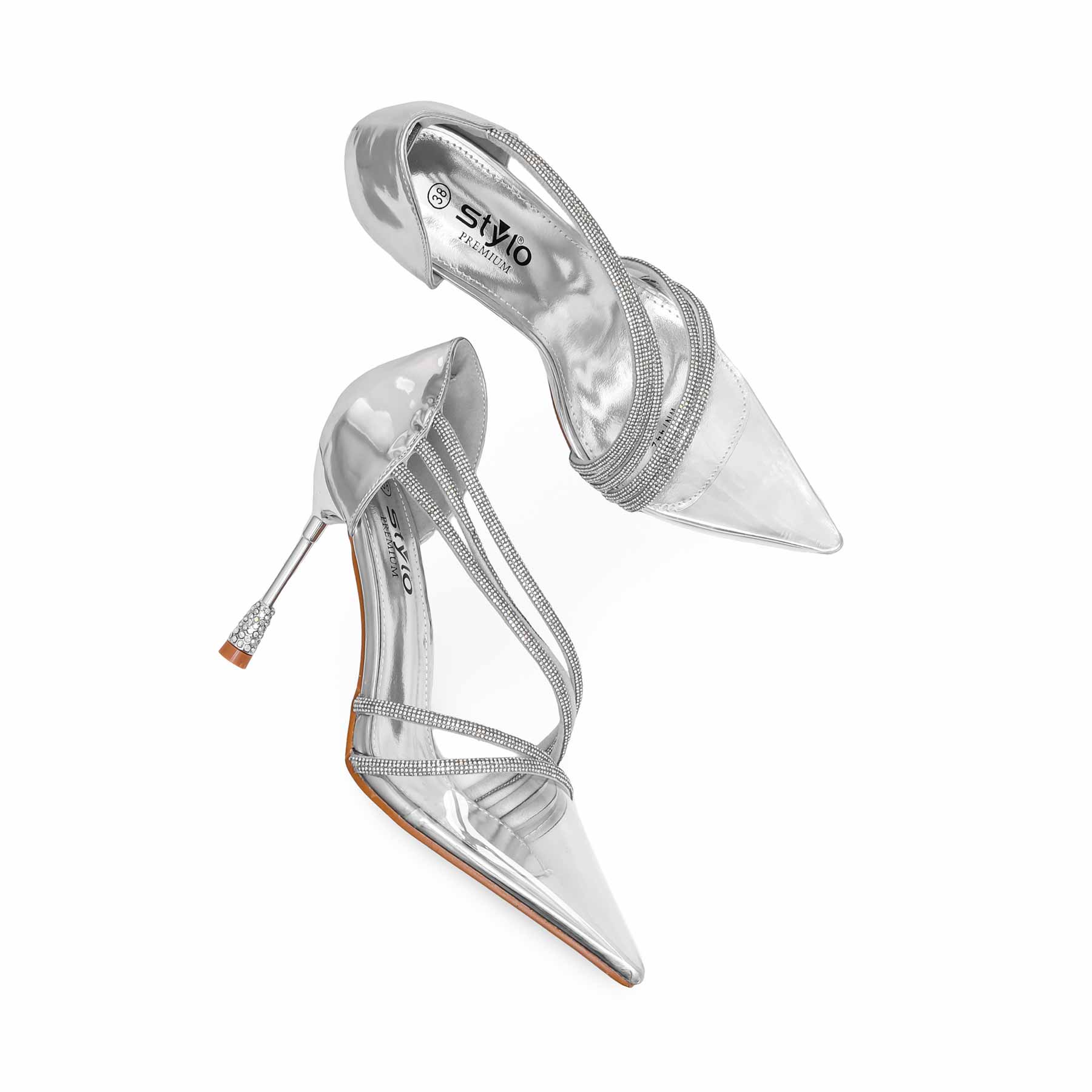 Silver Court Shoes WN7442 - Image 5