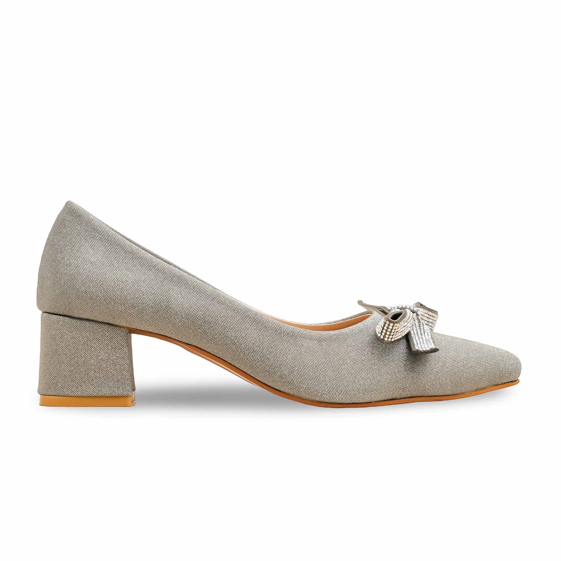 Silver Court Shoes WN7507 - Image 2