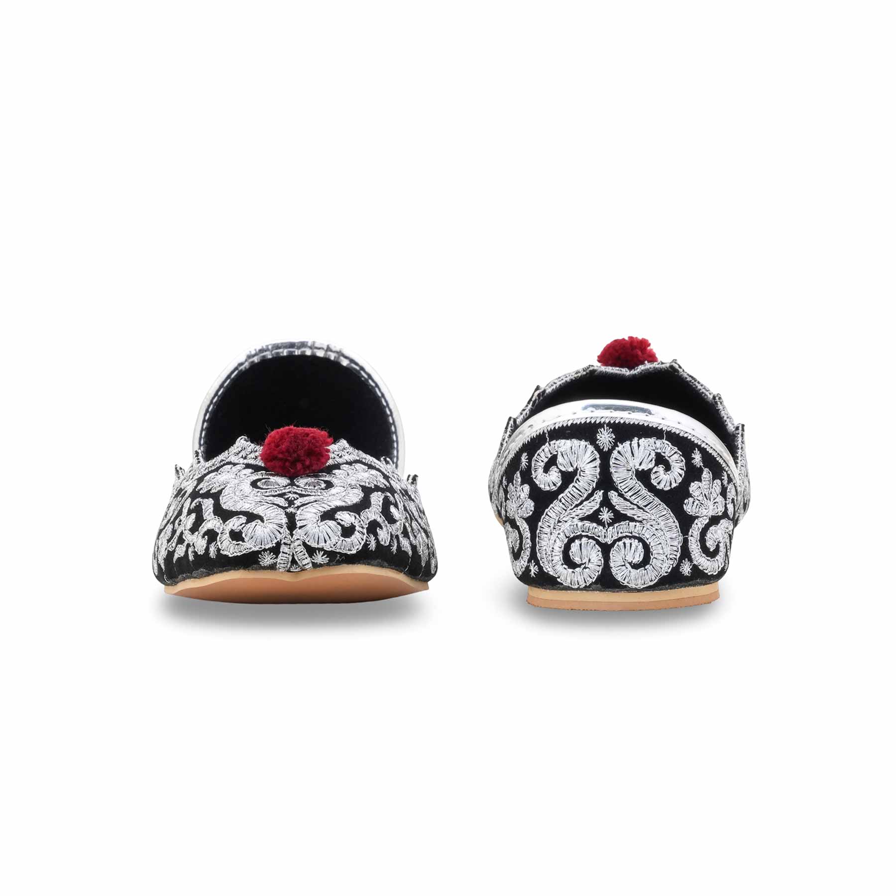 Silver Ethnic Khussa For Ladies EC8622 - Image 5