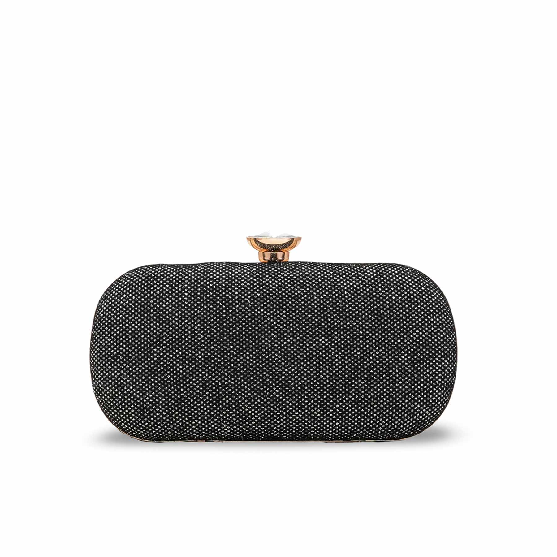 Silver Fancy Clutch For Ladies P15711 - Image 2
