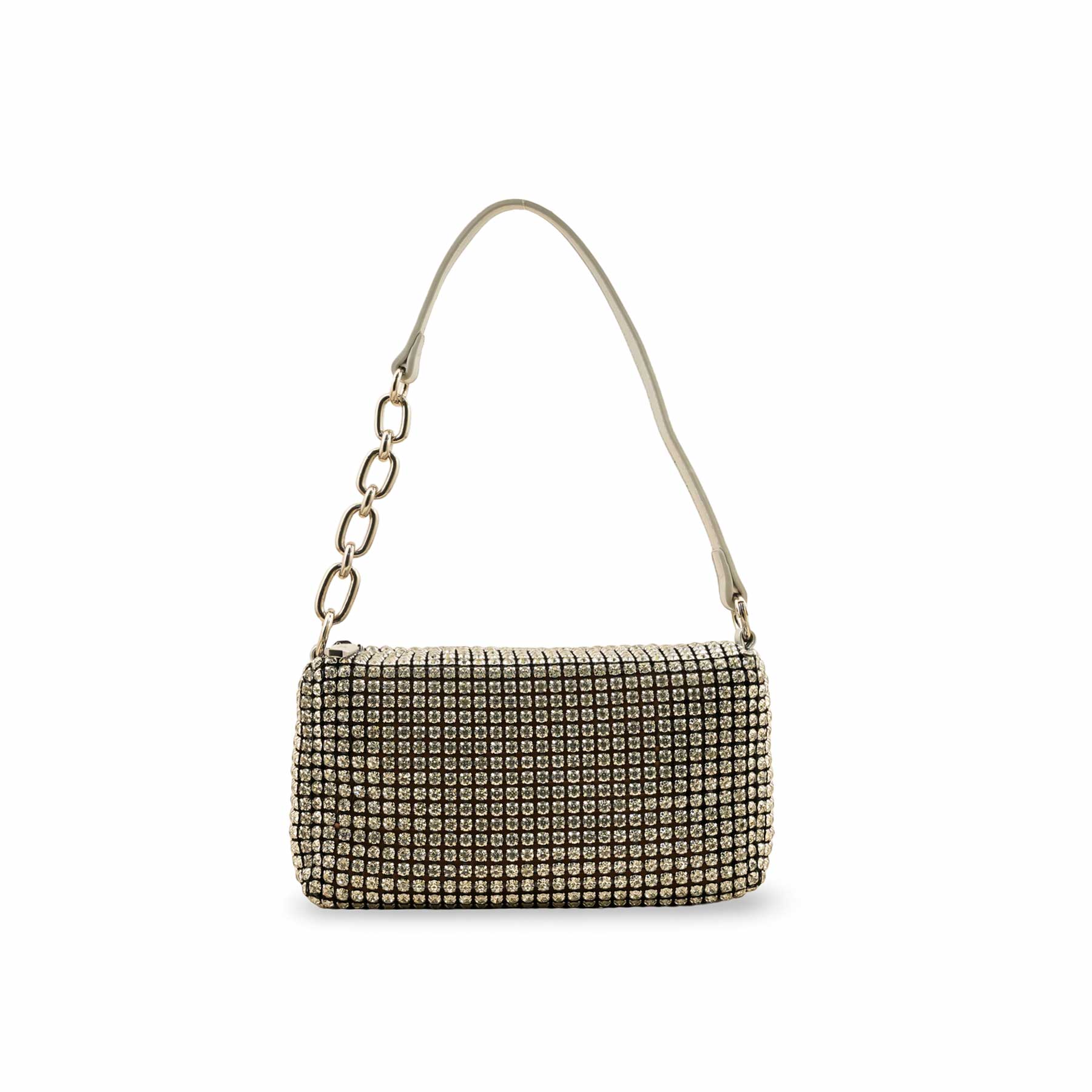 Silver Fancy Clutch For Ladies P36327 - Image 4