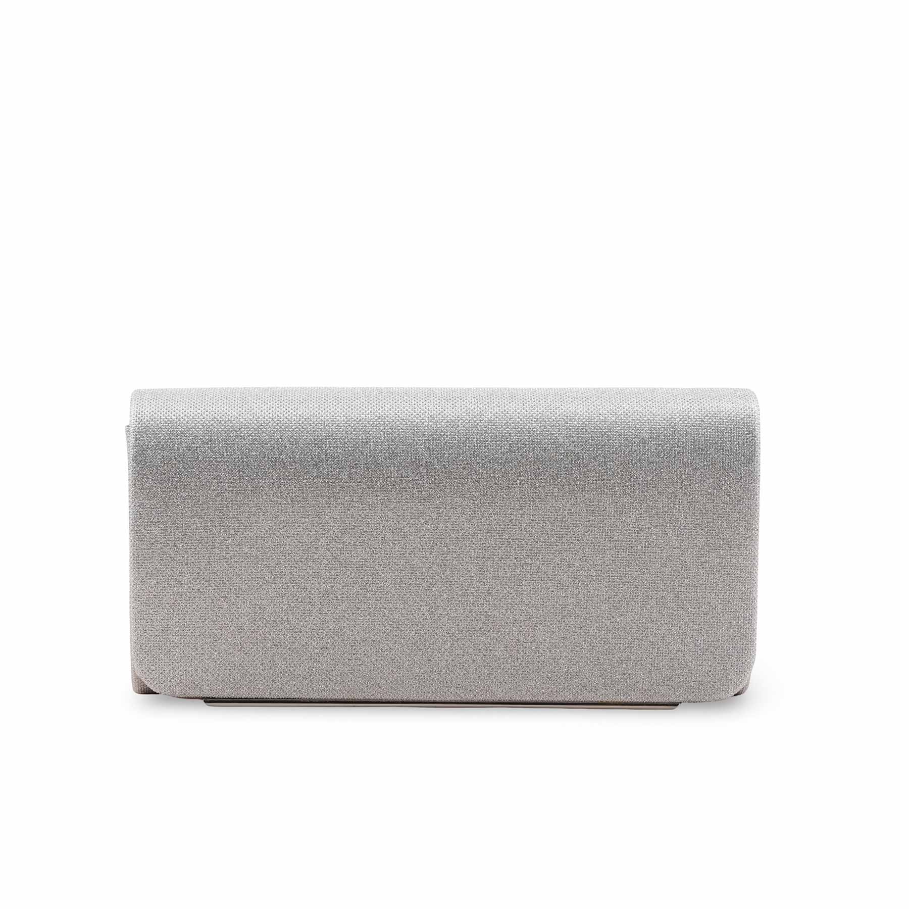 Silver Fancy Clutch For Women P24421 - Image 4