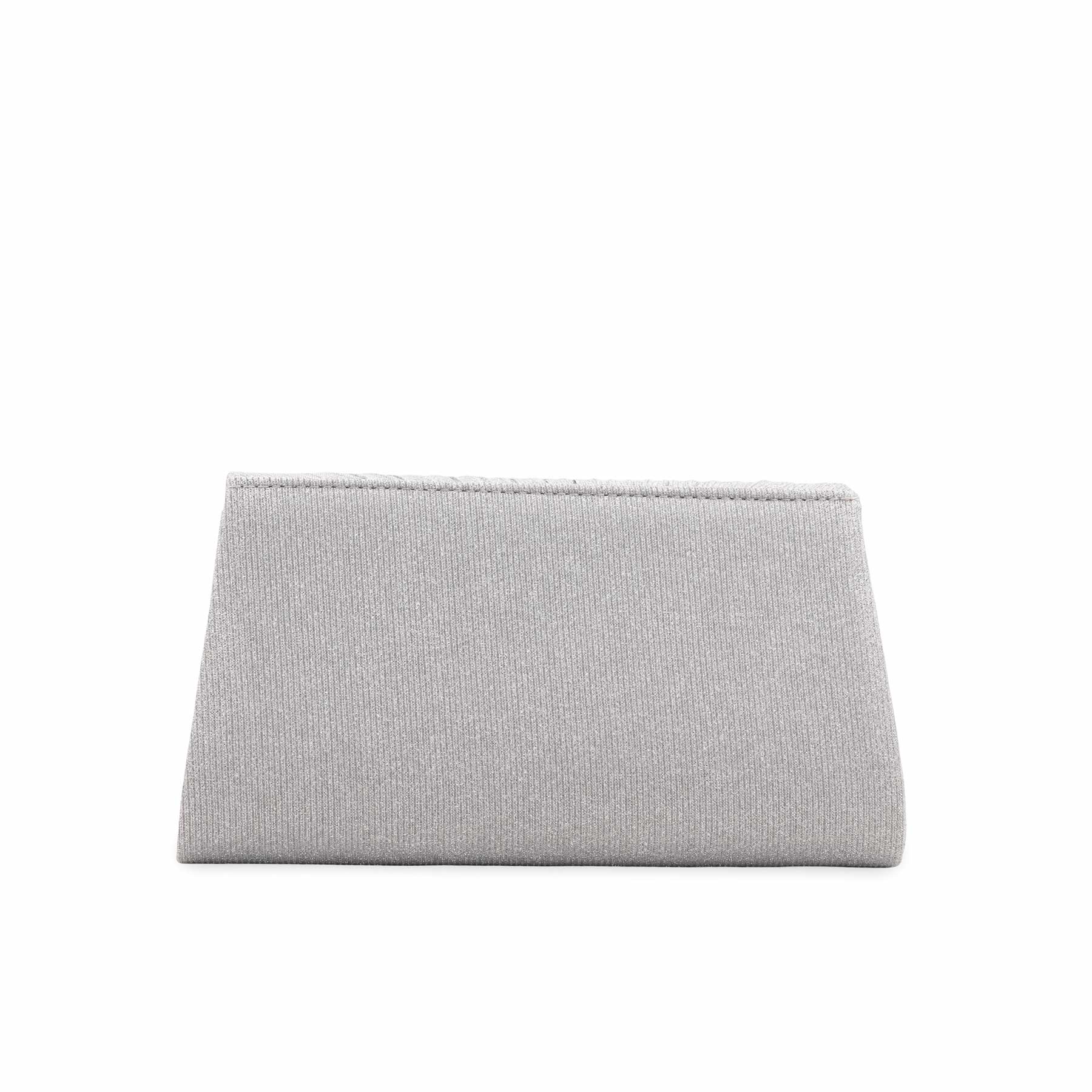 Silver Fancy Clutch For Women P24430 - Image 4