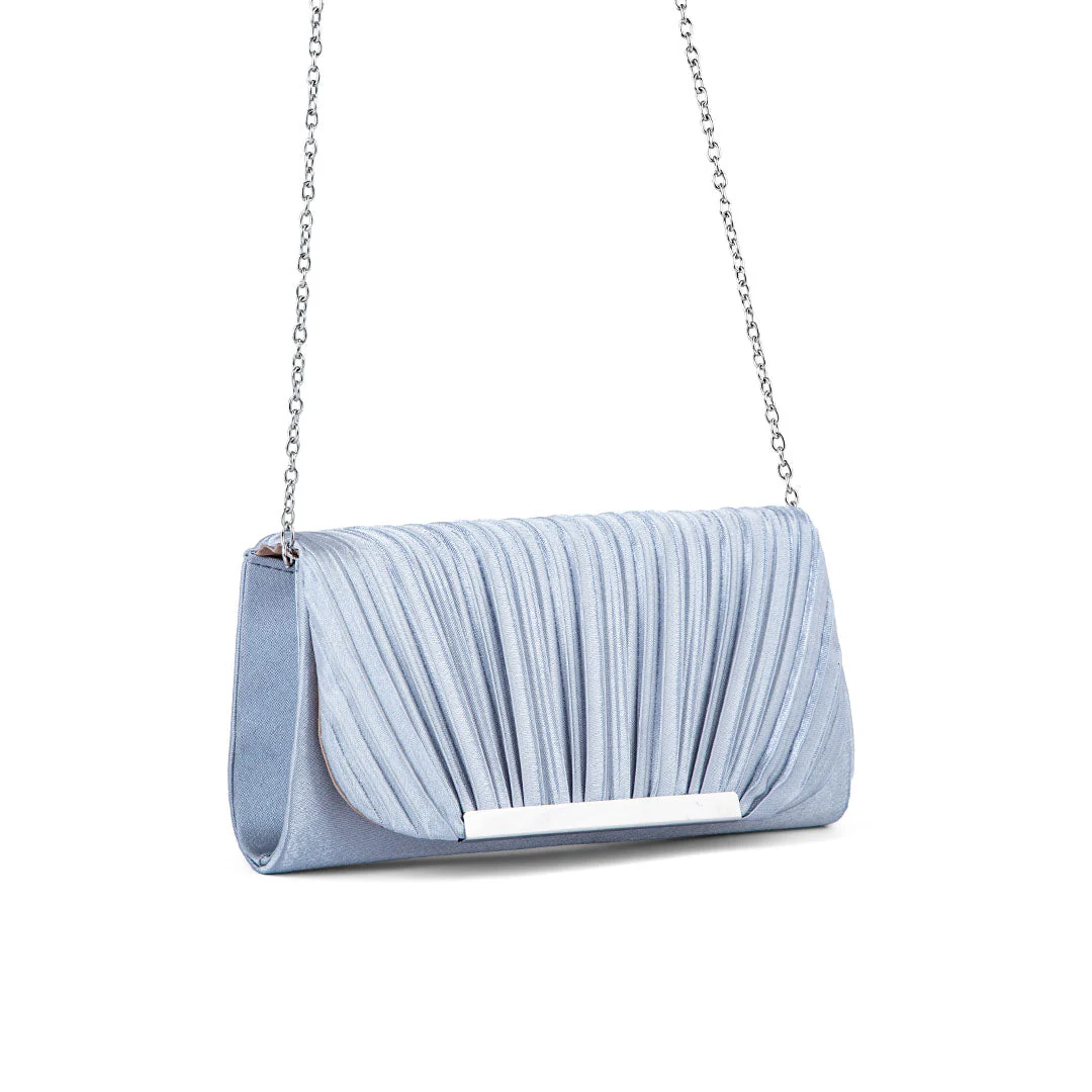 Silver Fancy Clutch P24144 - Image 2