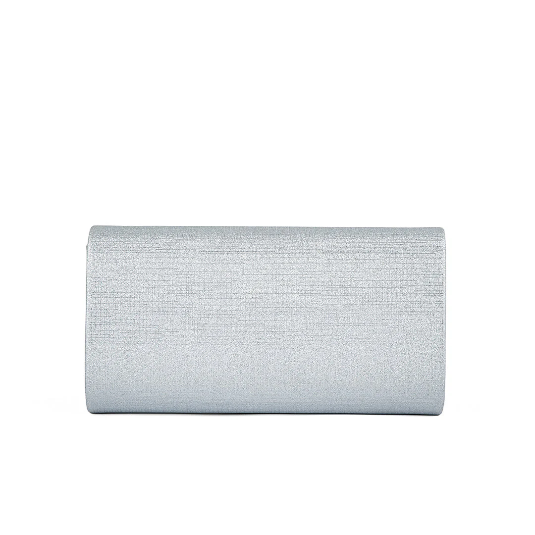 Silver Fancy Clutch P24168 - Image 4