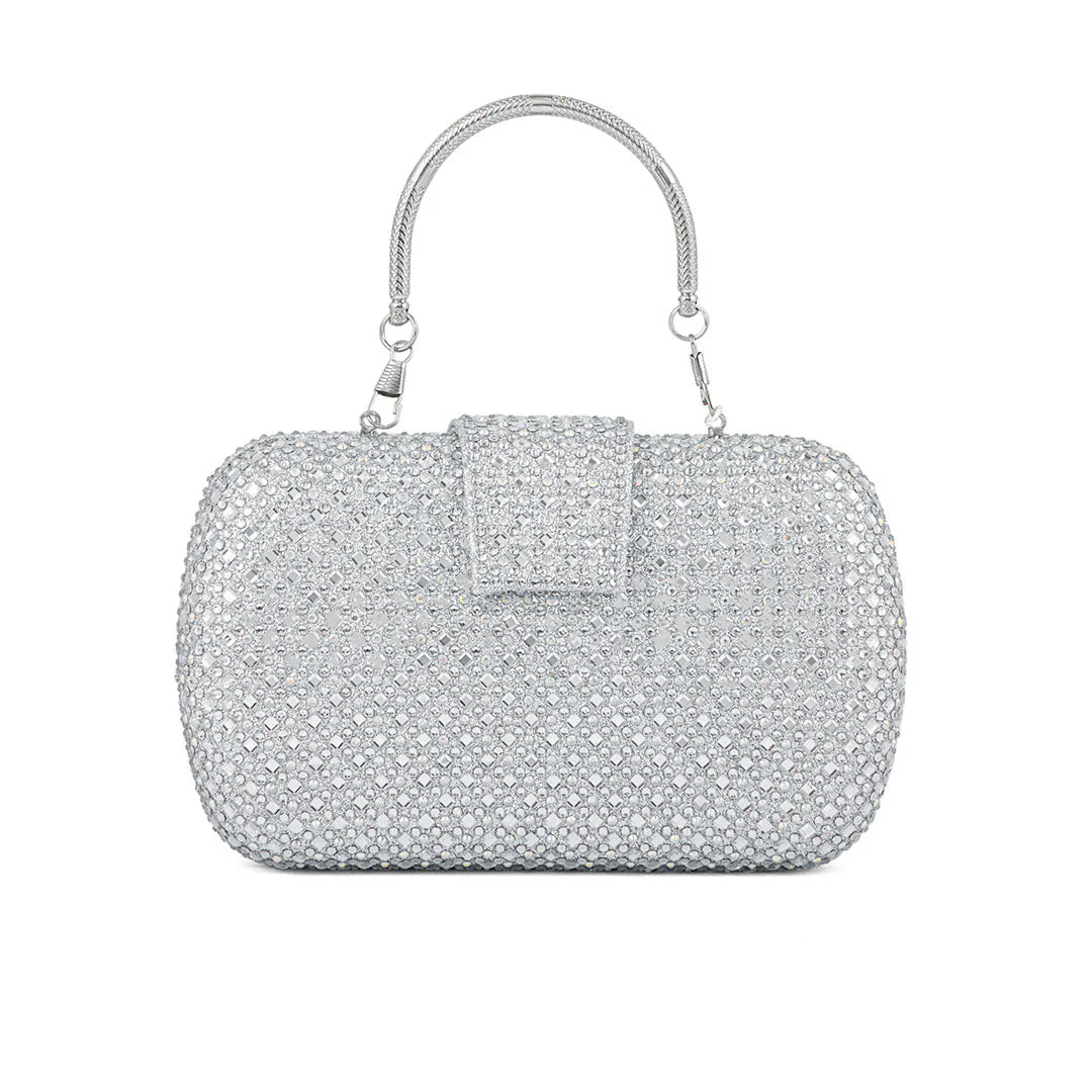 Silver Fancy Clutch P24200 - Image 3
