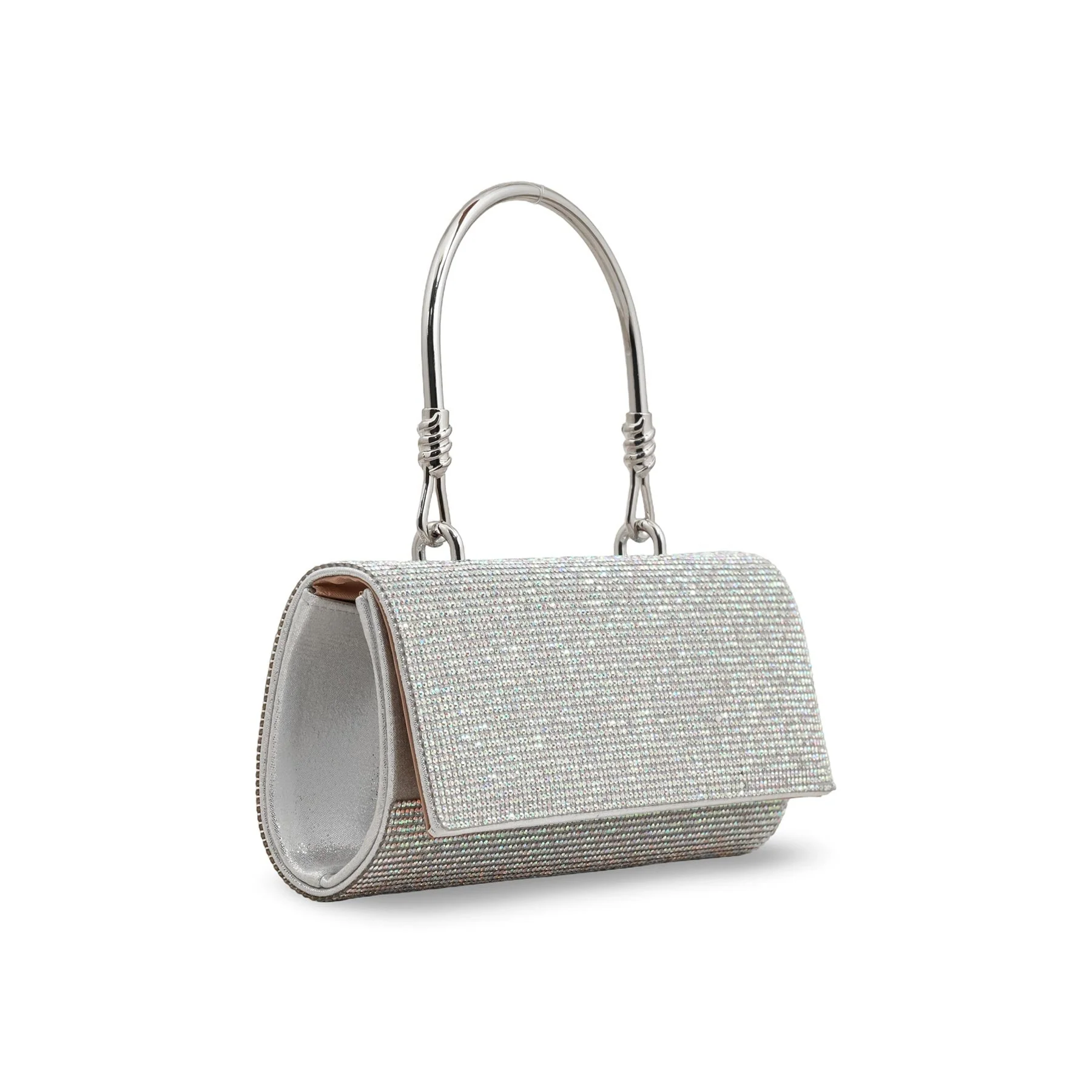 Silver Fancy Clutch P24231 - Image 2