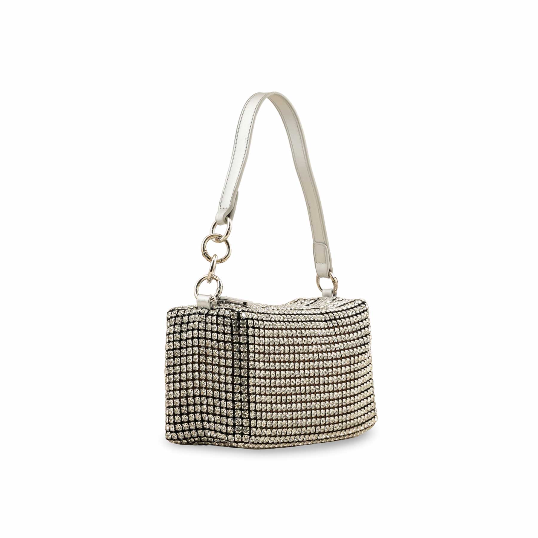 Silver Fancy Clutch P36330 - Image 3
