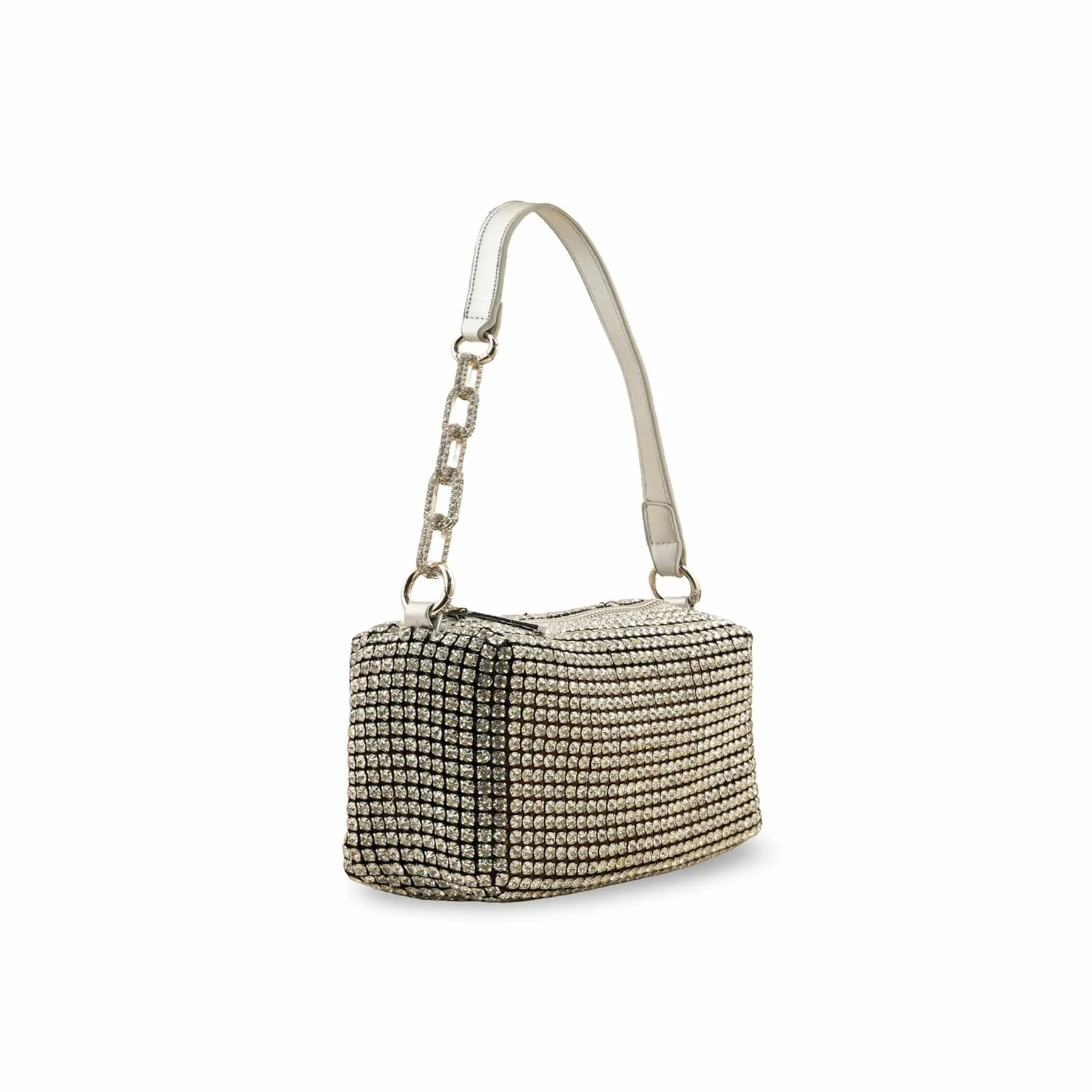 Silver Fancy Clutch P36332 - Image 3