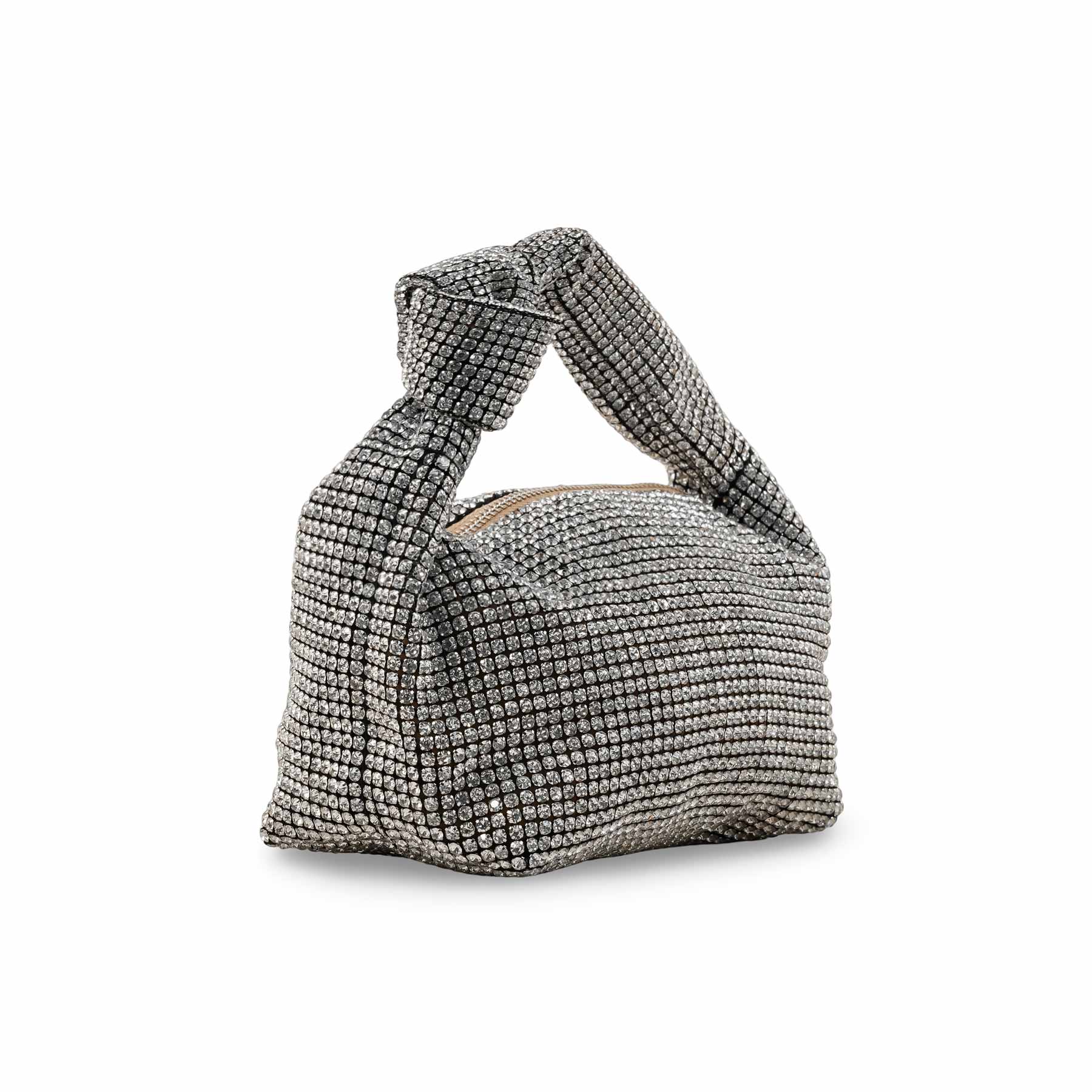 Silver Fancy Clutch P36334 - Image 3
