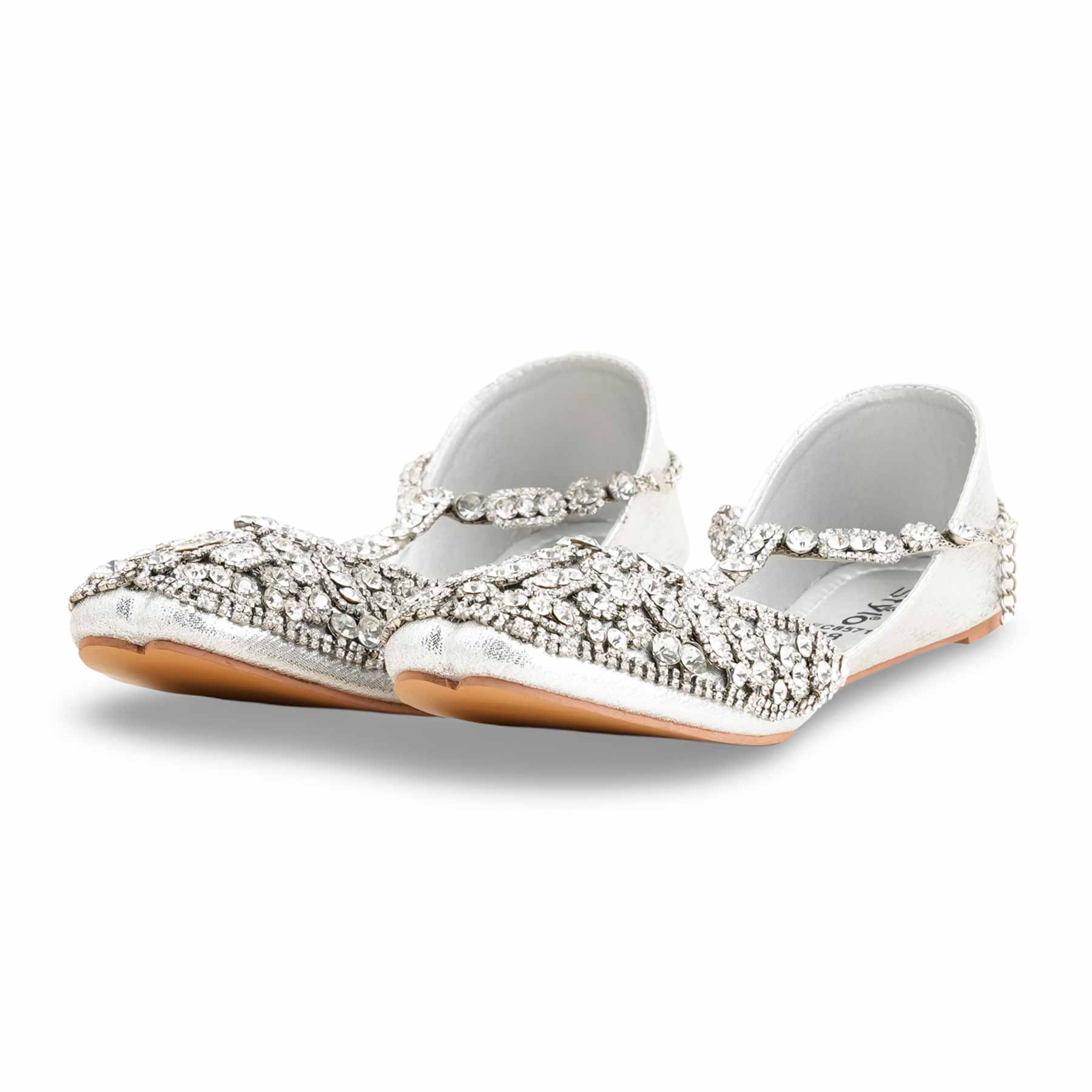 Silver Fancy Khussa EC8571 - Image 3