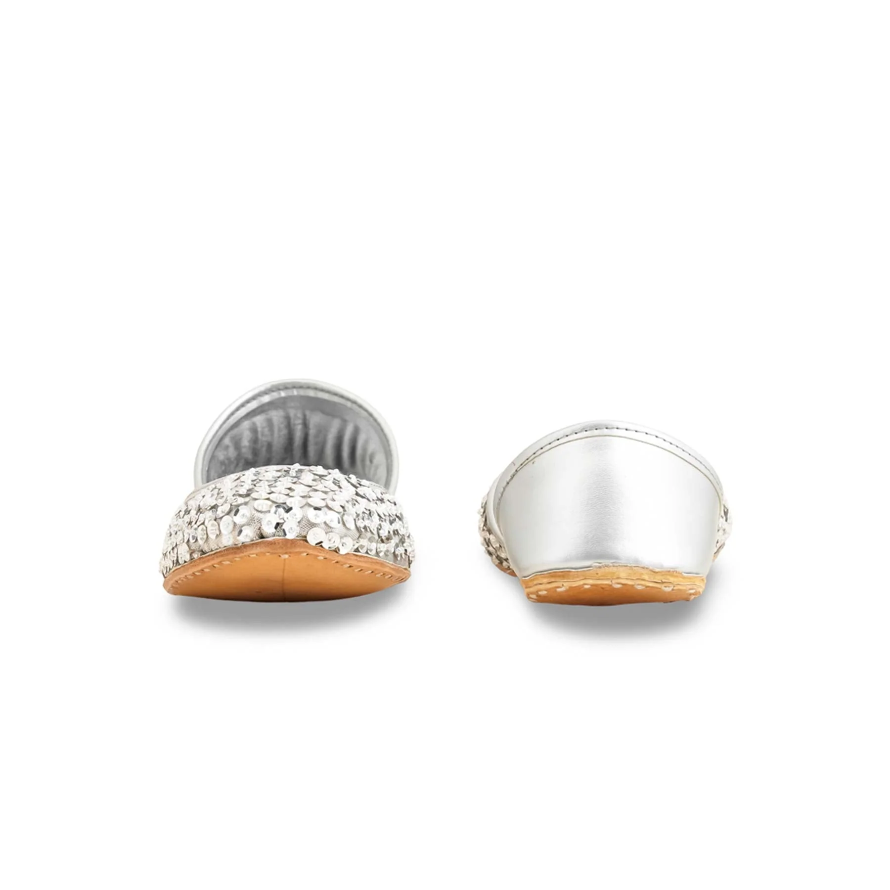 Silver Fancy Khussa For Women EC8528 - Image 4