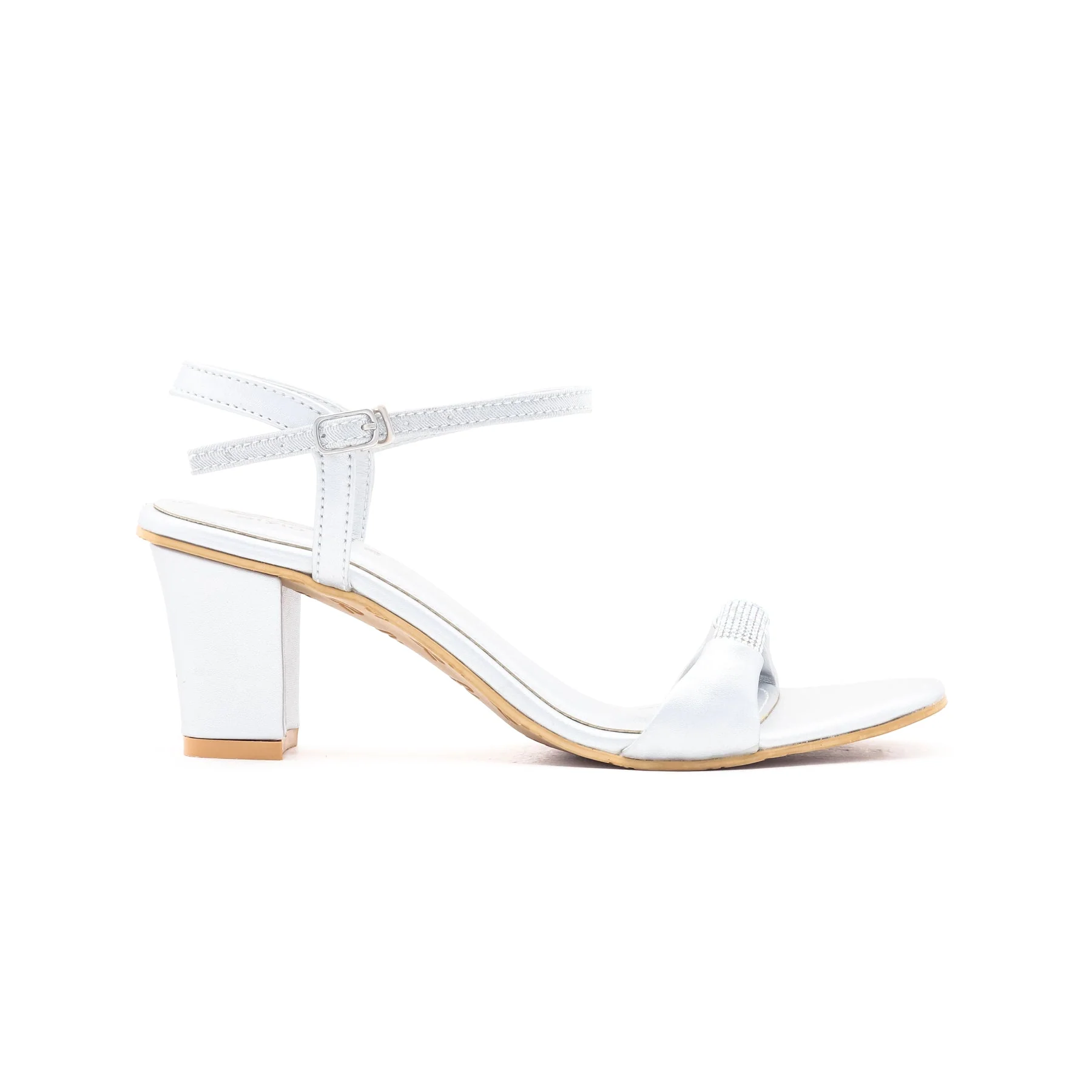 Silver Fancy Sandal FN5286 - Image 2
