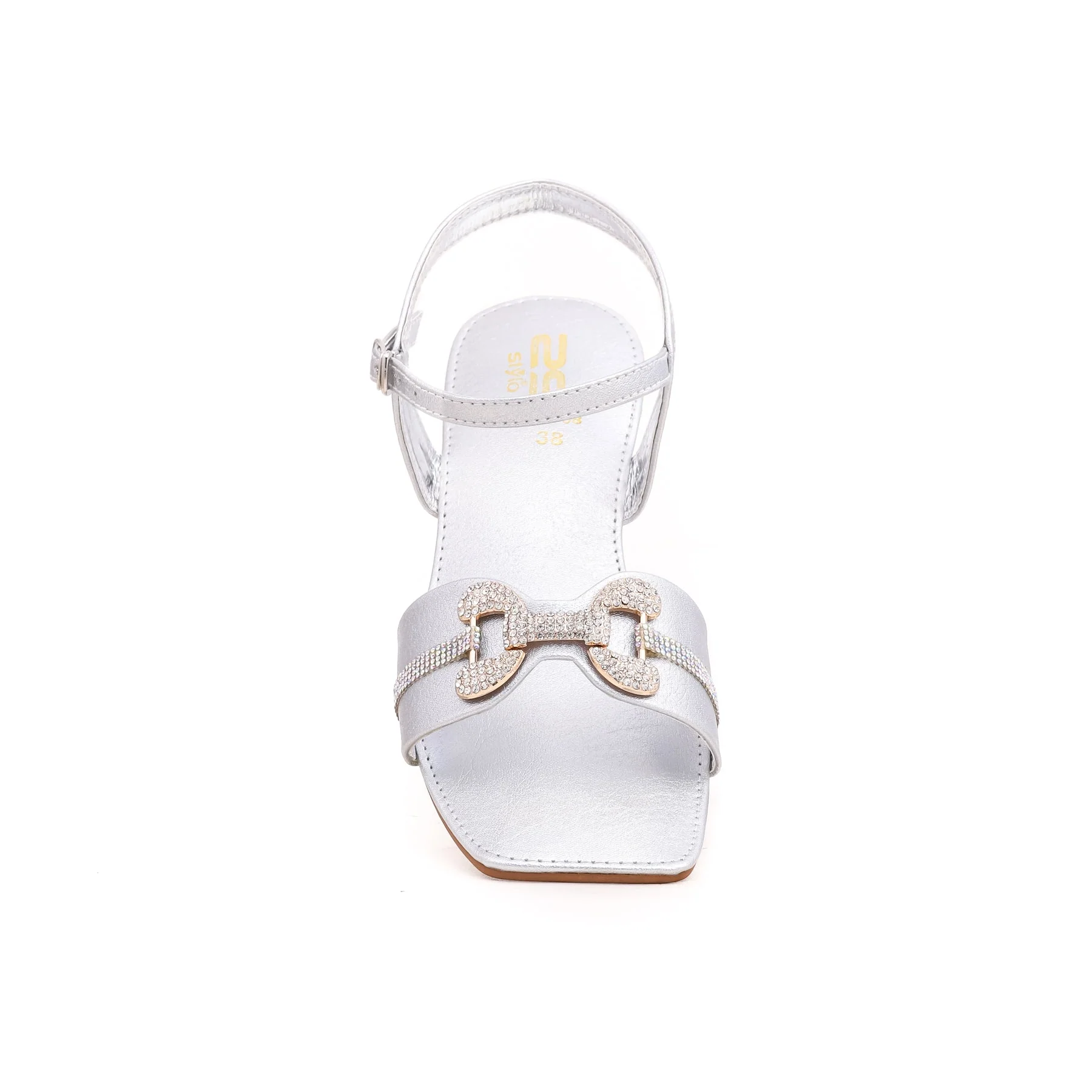 Silver Fancy Sandal FN5708 - Image 3