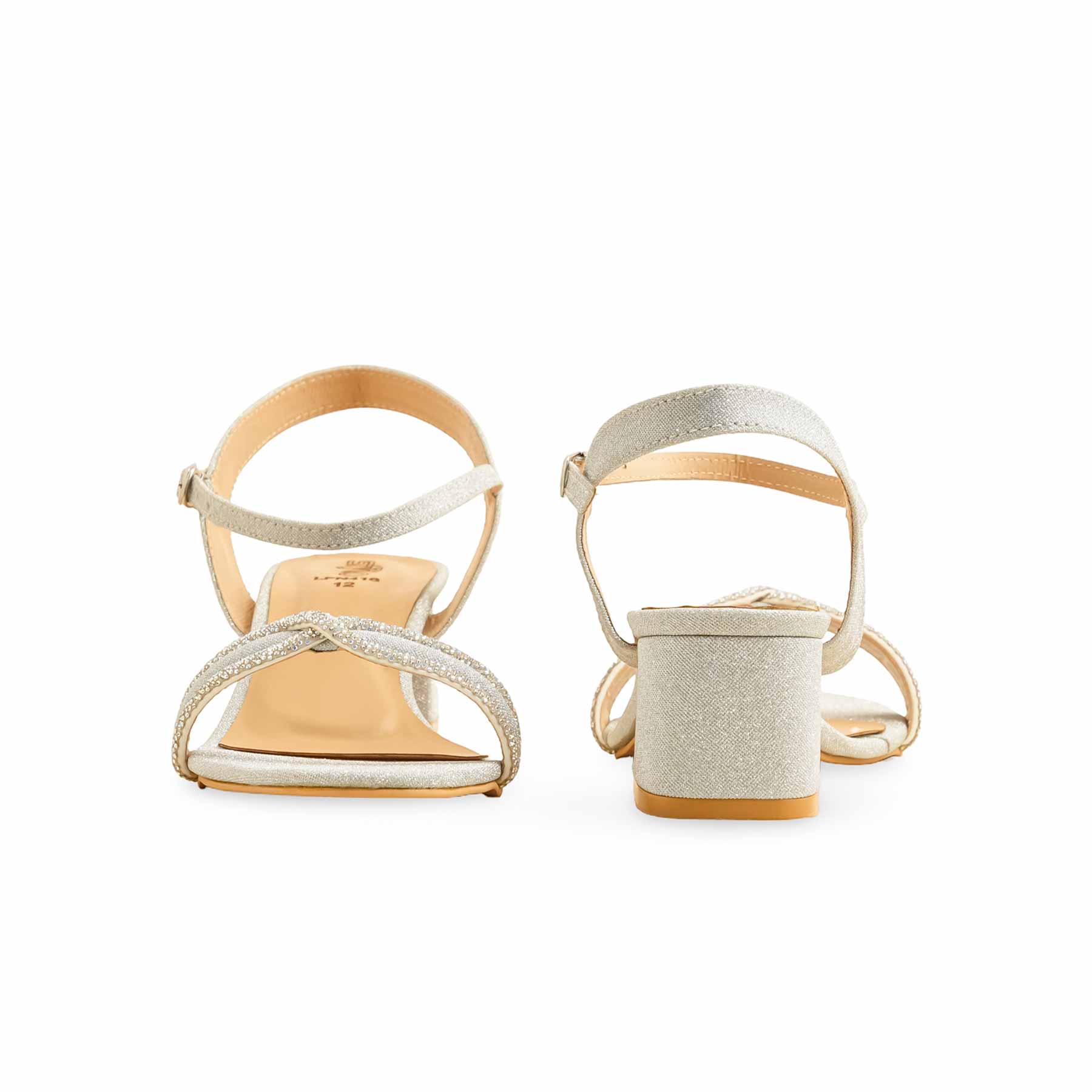 Silver Fancy Sandal LFN416 - Image 4