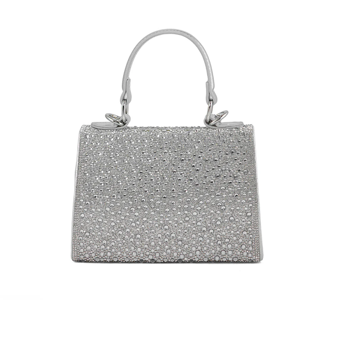 Silver Fancy Shoulder Bag P24336 - Image 4