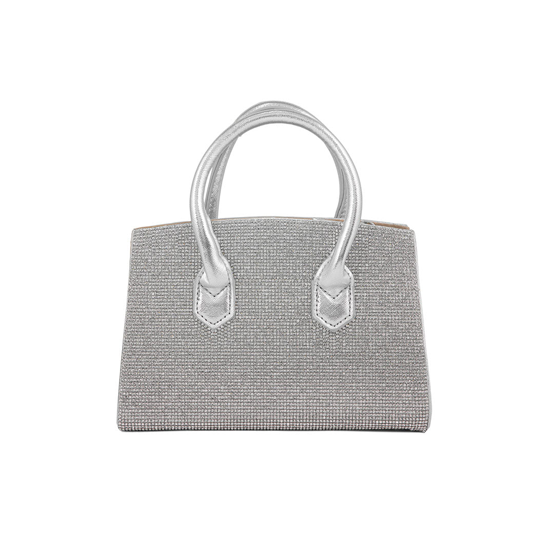 Silver Fancy Shoulder Bag P24337 - Image 4