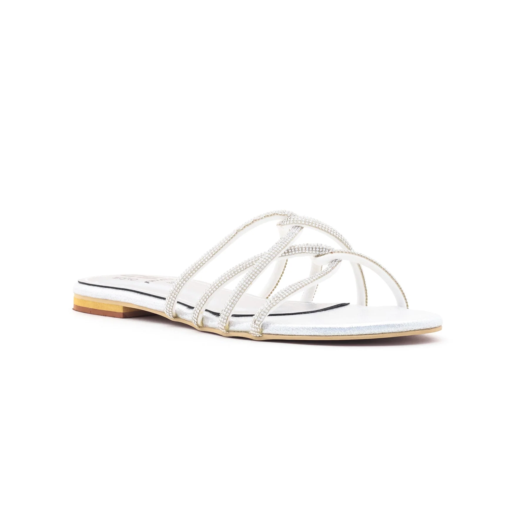 Silver Fancy Slipper FN7470 - Image 2