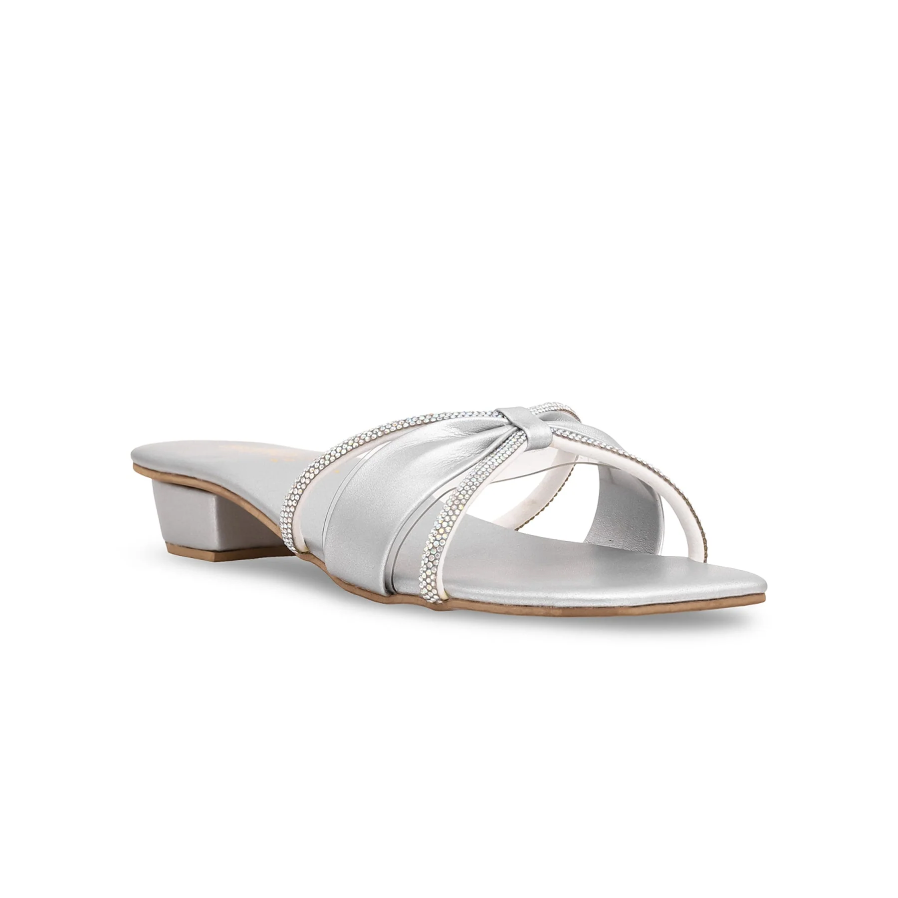 Silver Fancy Slipper FN7680 - Image 2