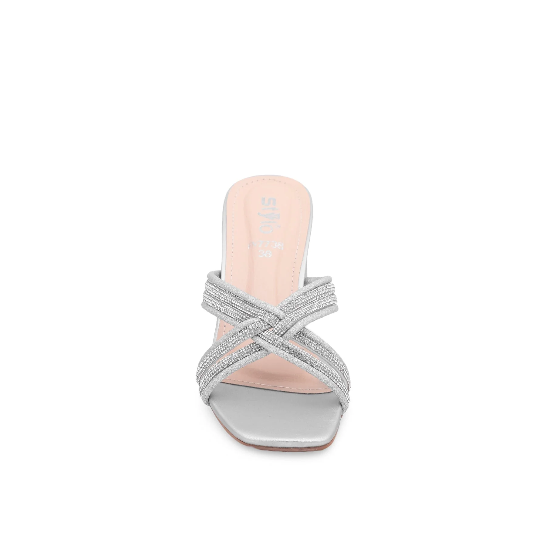 Silver Fancy Slipper FN7738 - Image 3