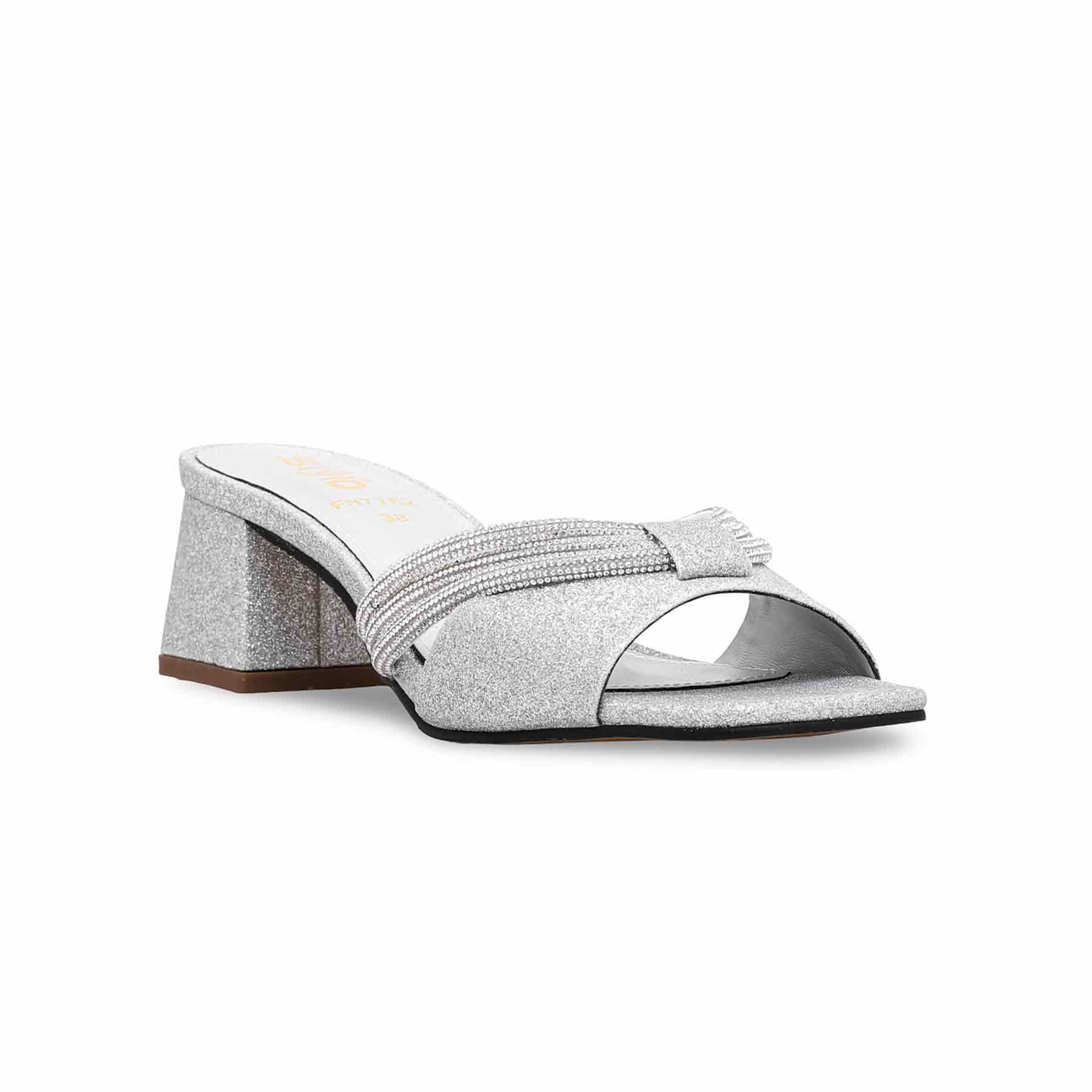 Silver Fancy Slipper FN7782 - Image 3
