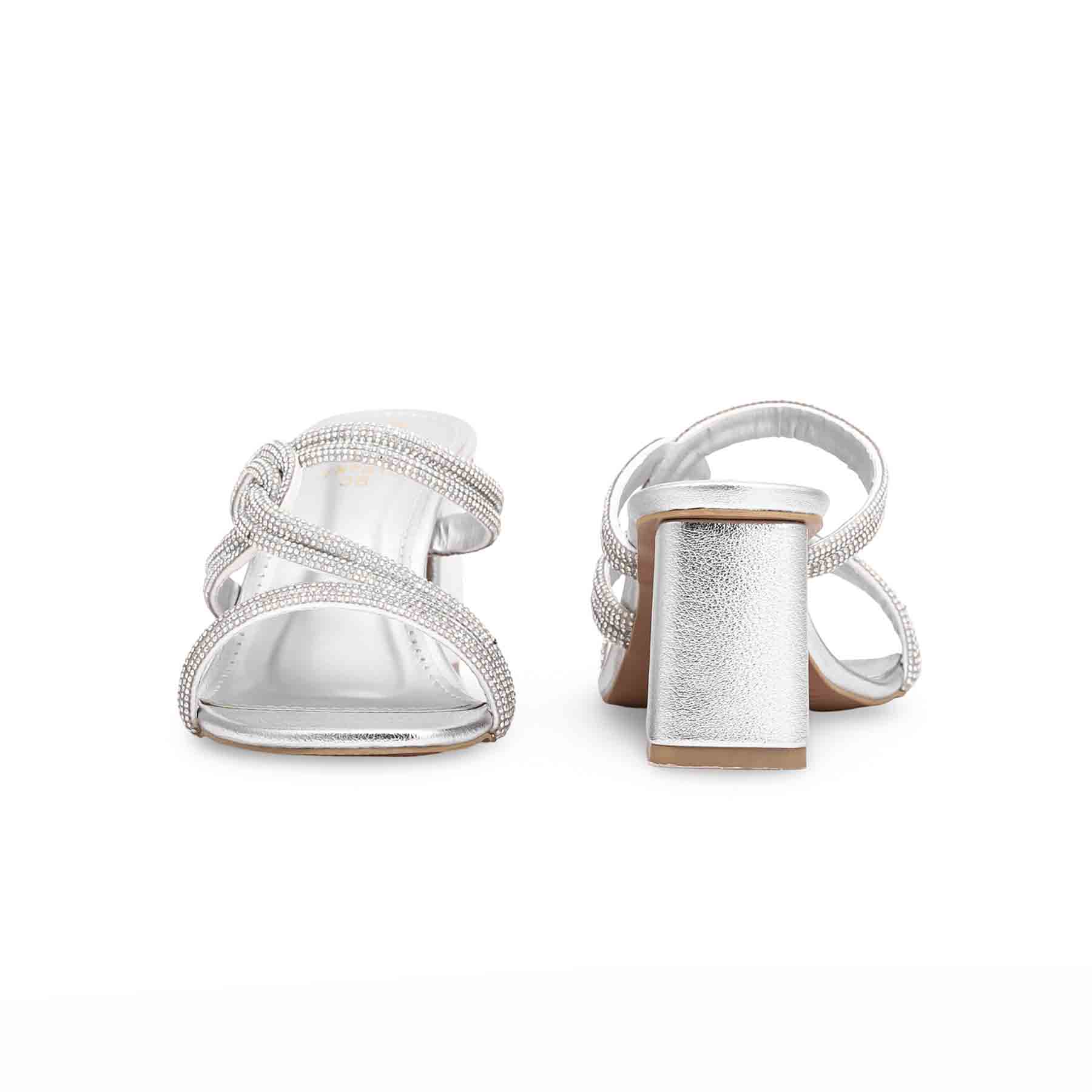 Silver Fancy Slipper FN7810 - Image 3