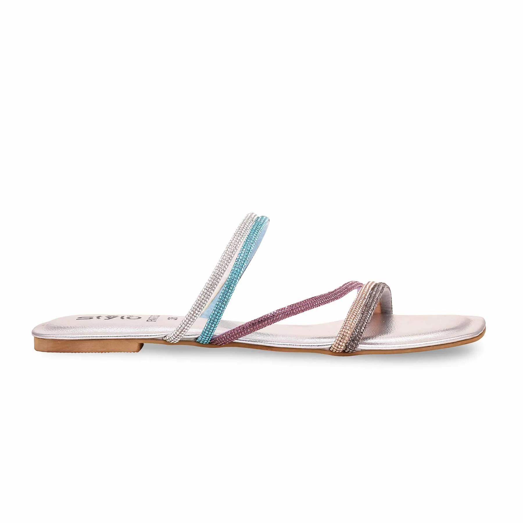 Silver Fancy Slipper FN7823 - Image 2