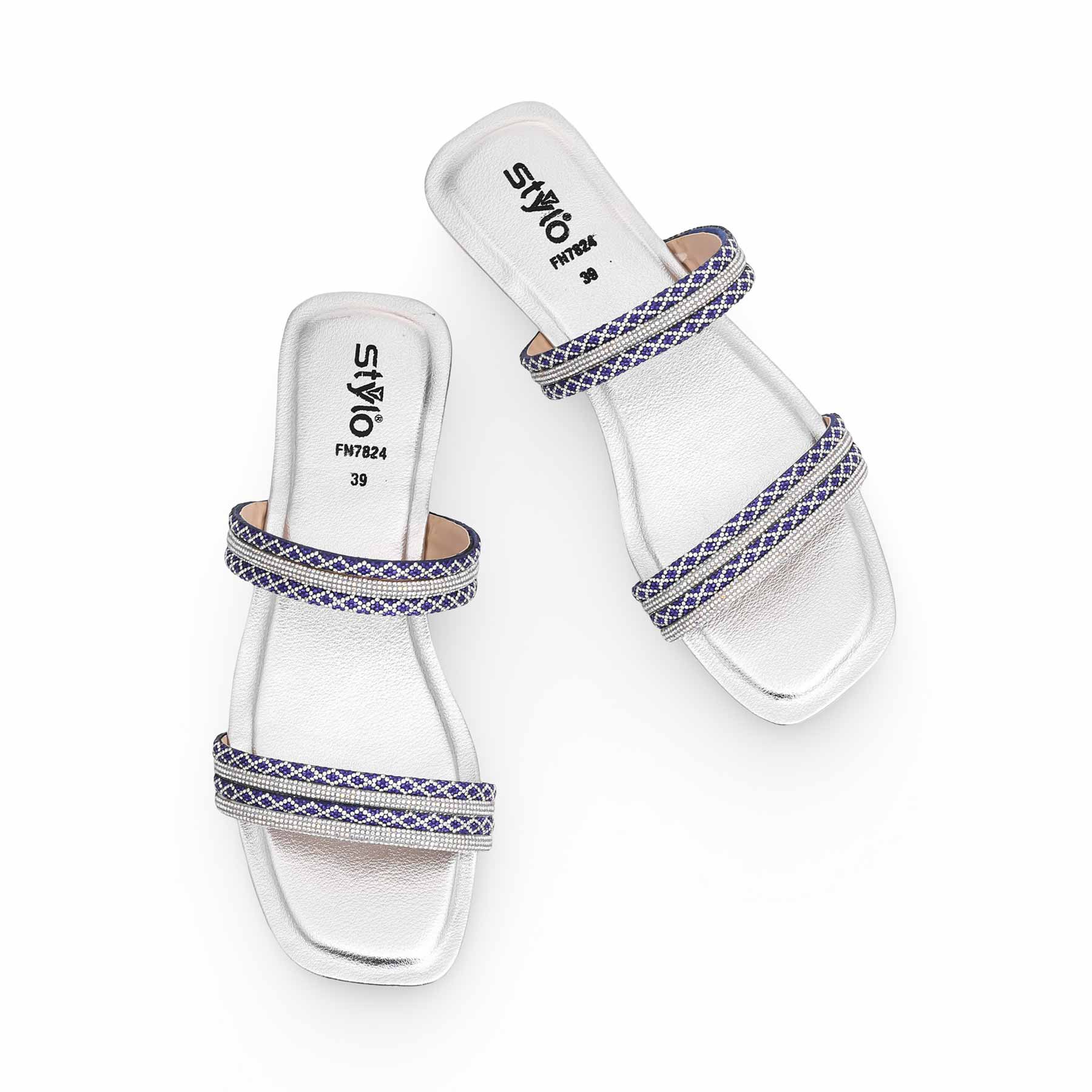 Silver Fancy Slipper FN7824 - Image 5