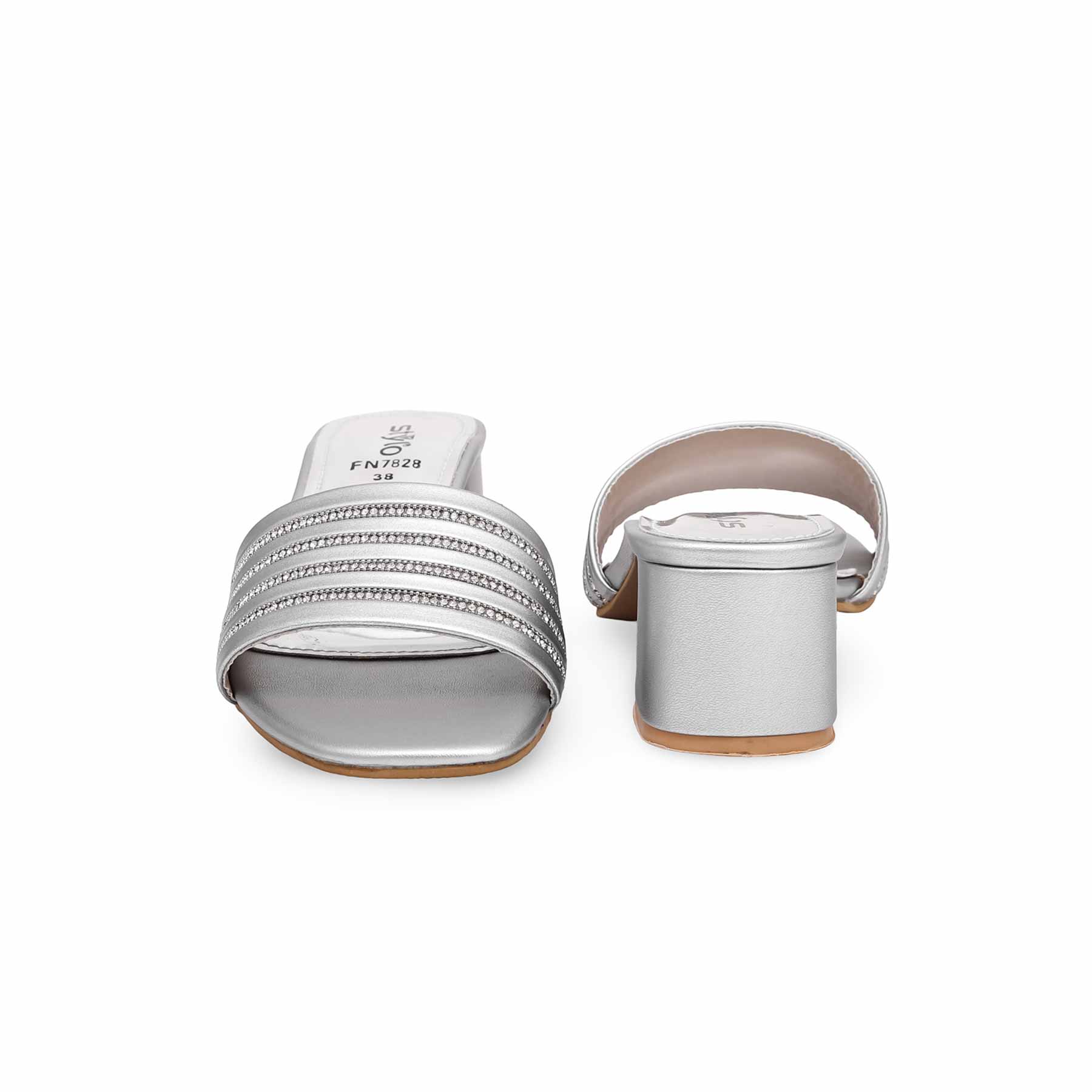 Silver Fancy Slipper FN7828 - Image 3