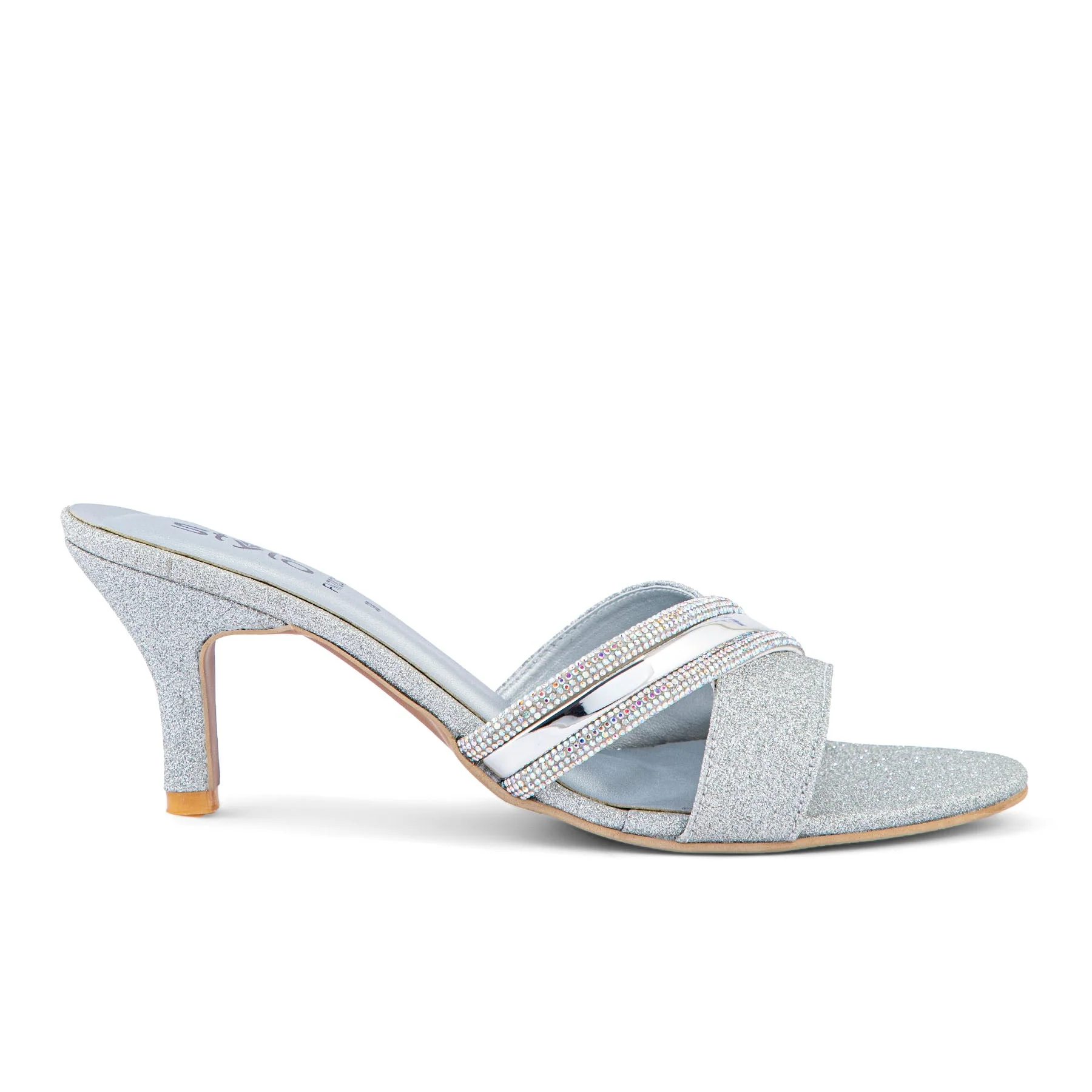 Silver Fancy Slipper FN7832 - Image 2